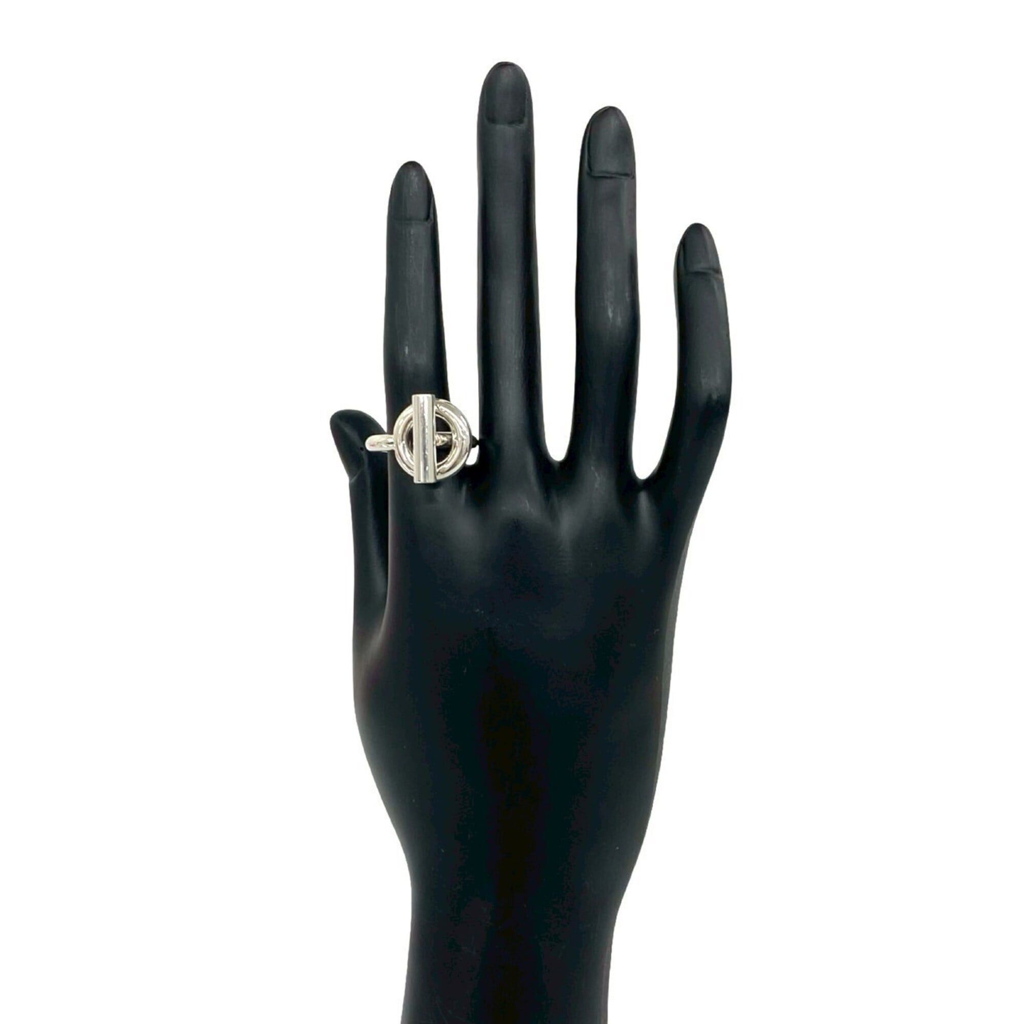 Hermes HERMES Echappé Sterling Silver 925 Ring, Women's Accessory, Silver, Item Number 29793 Size ONE SIZE - 2 Thumbnail