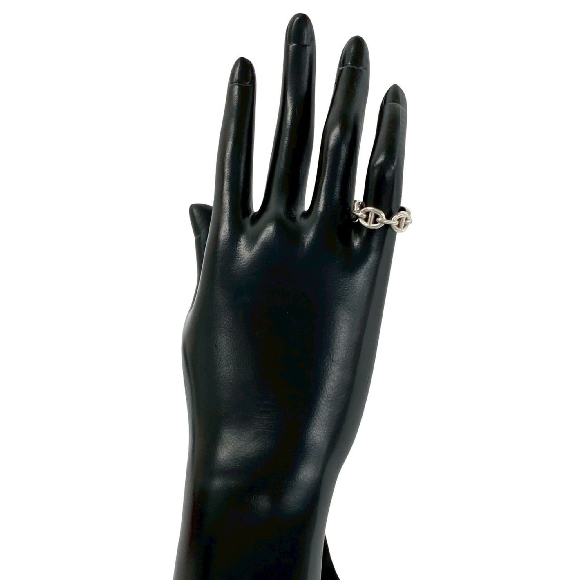 Hermes HERMES Chaine d'Ancre Enchainée PM Sterling Silver 925 Ring, Jewelry, Silver, Item No. 17672 Size ONE SIZE - 2 Thumbnail