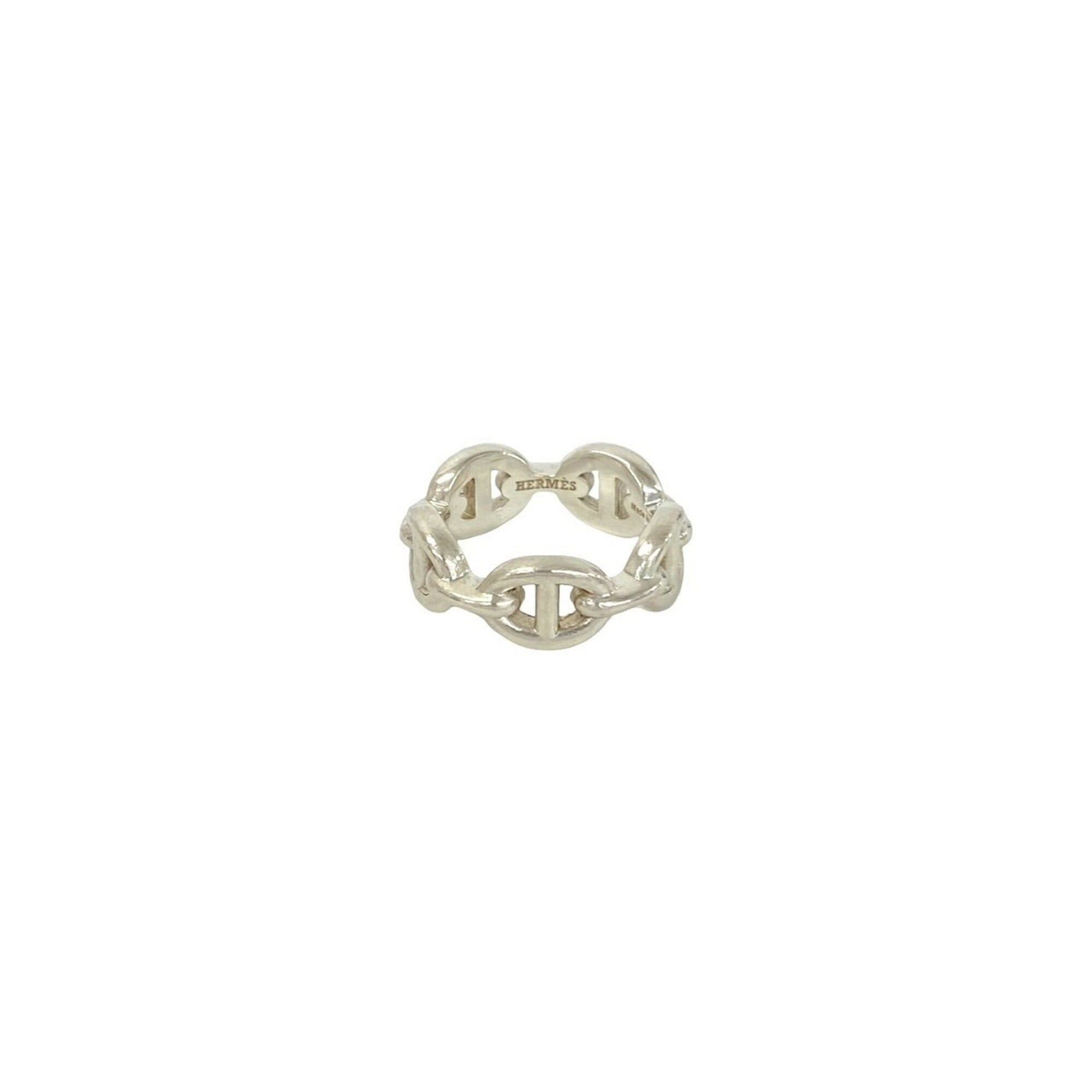 Hermes HERMES Chaine d'Ancre Enchainée PM Sterling Silver 925 Ring, Jewelry, Silver, Item No. 17672 Size ONE SIZE - 4 Thumbnail