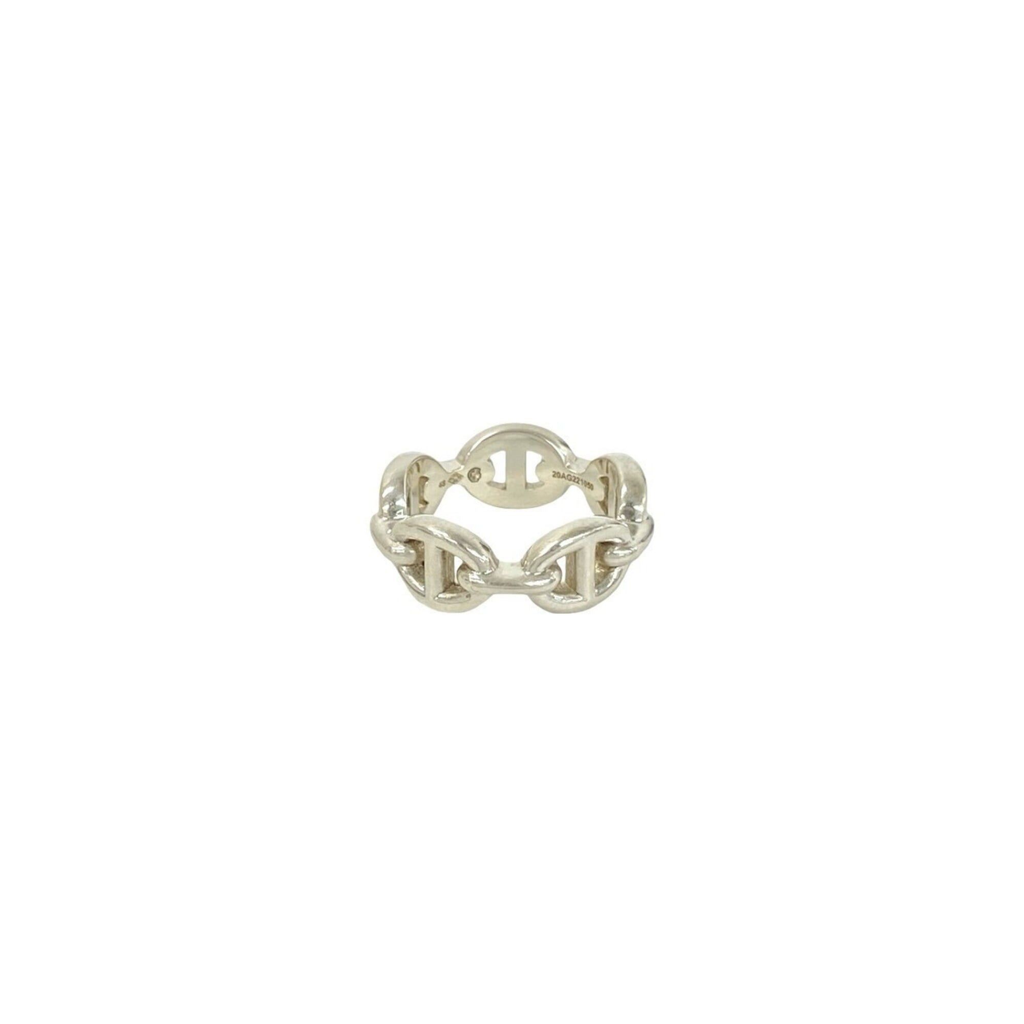 Hermes HERMES Chaine d'Ancre Enchainée PM Sterling Silver 925 Ring, Jewelry, Silver, Item No. 17672 Size ONE SIZE - 5 Thumbnail