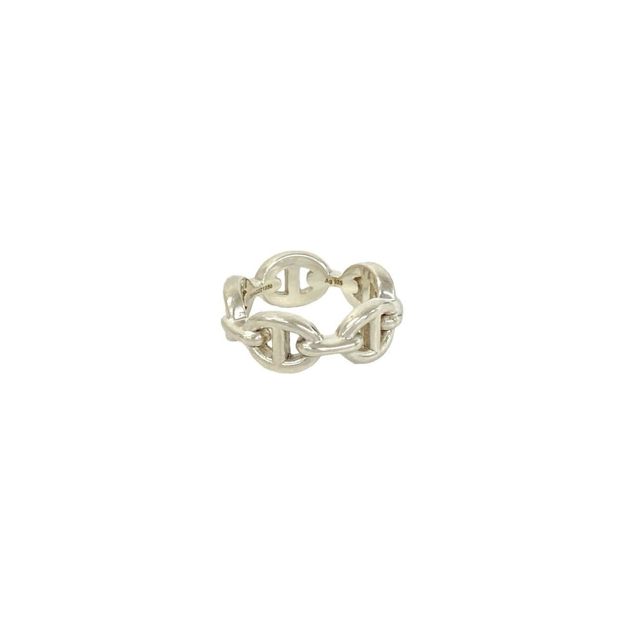 Hermes HERMES Chaine d'Ancre Enchainée PM Sterling Silver 925 Ring, Jewelry, Silver, Item No. 17672 Size ONE SIZE - 6 Thumbnail