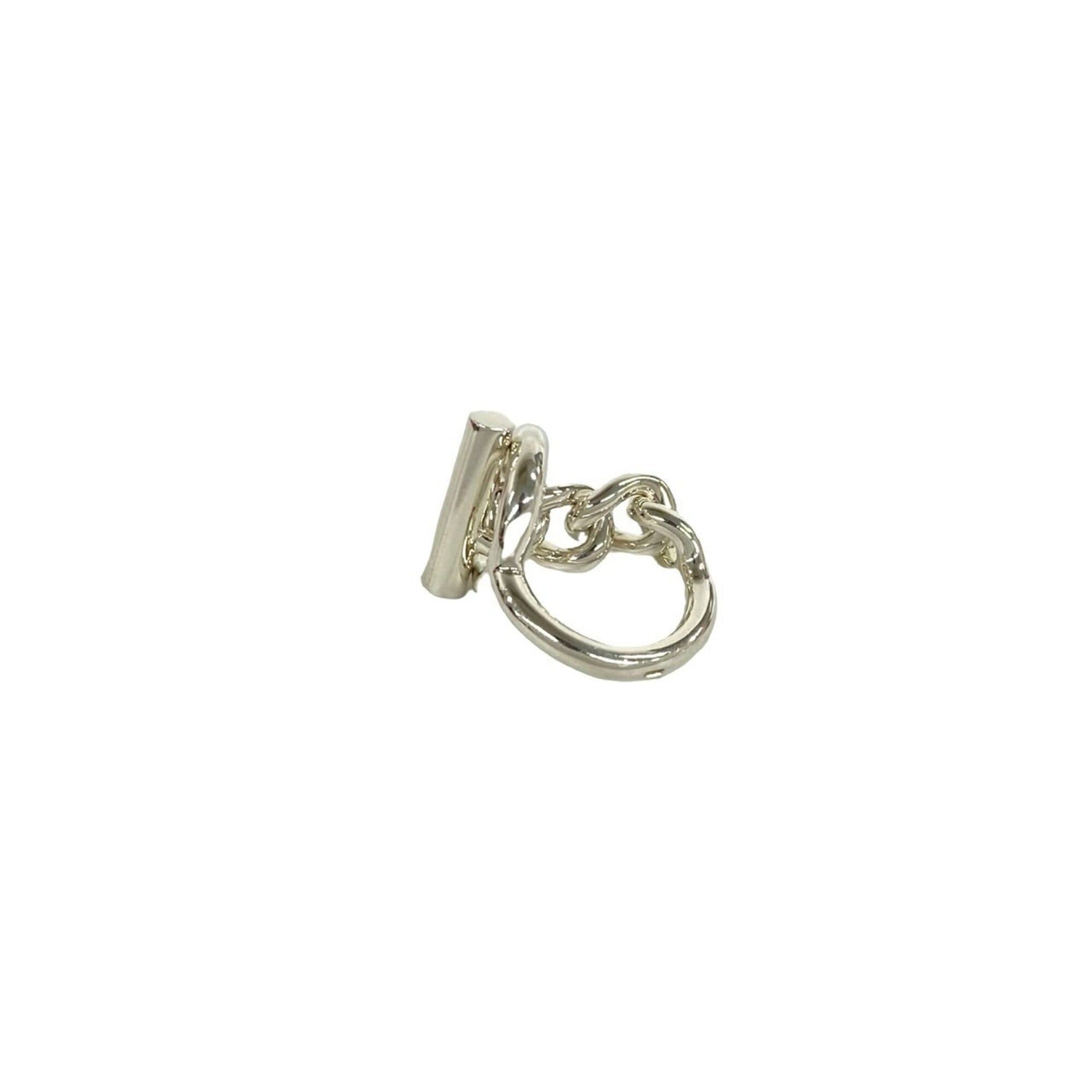 Hermes HERMES Croisette Sterling Silver 925 Ring, Women's Accessory, Silver, 38062 Size ONE SIZE - 4 Thumbnail
