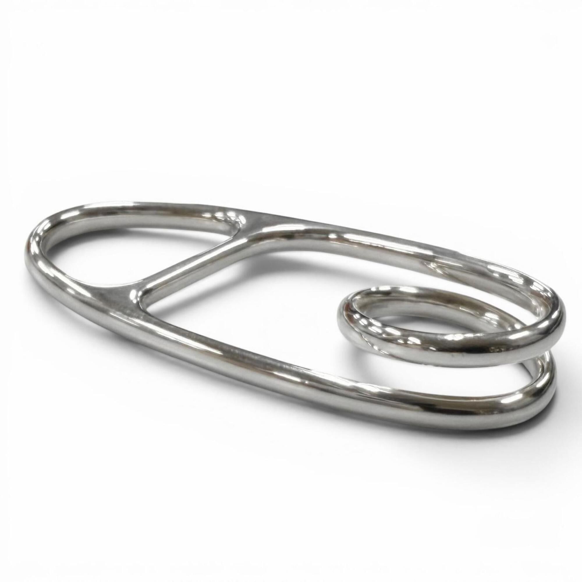 Hermes HERMES (Hermes) 2023 model, SV925 Chaine d'Ancre Punk Triple Ring, Silver, Size 56, Made in France, Weight 18.7g, Men's, Comes with Box Size ONE SIZE - 4 Thumbnail