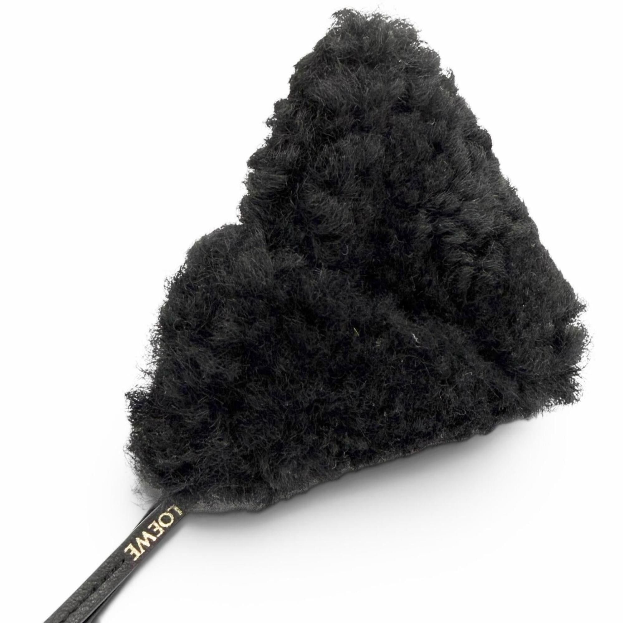 Loewe LOEWE Puzzle Fold Charm, Shearling & Mouton Bag Black, Made in Spain, Women's, with Dust Bag. Size ONE SIZE - 4 Thumbnail