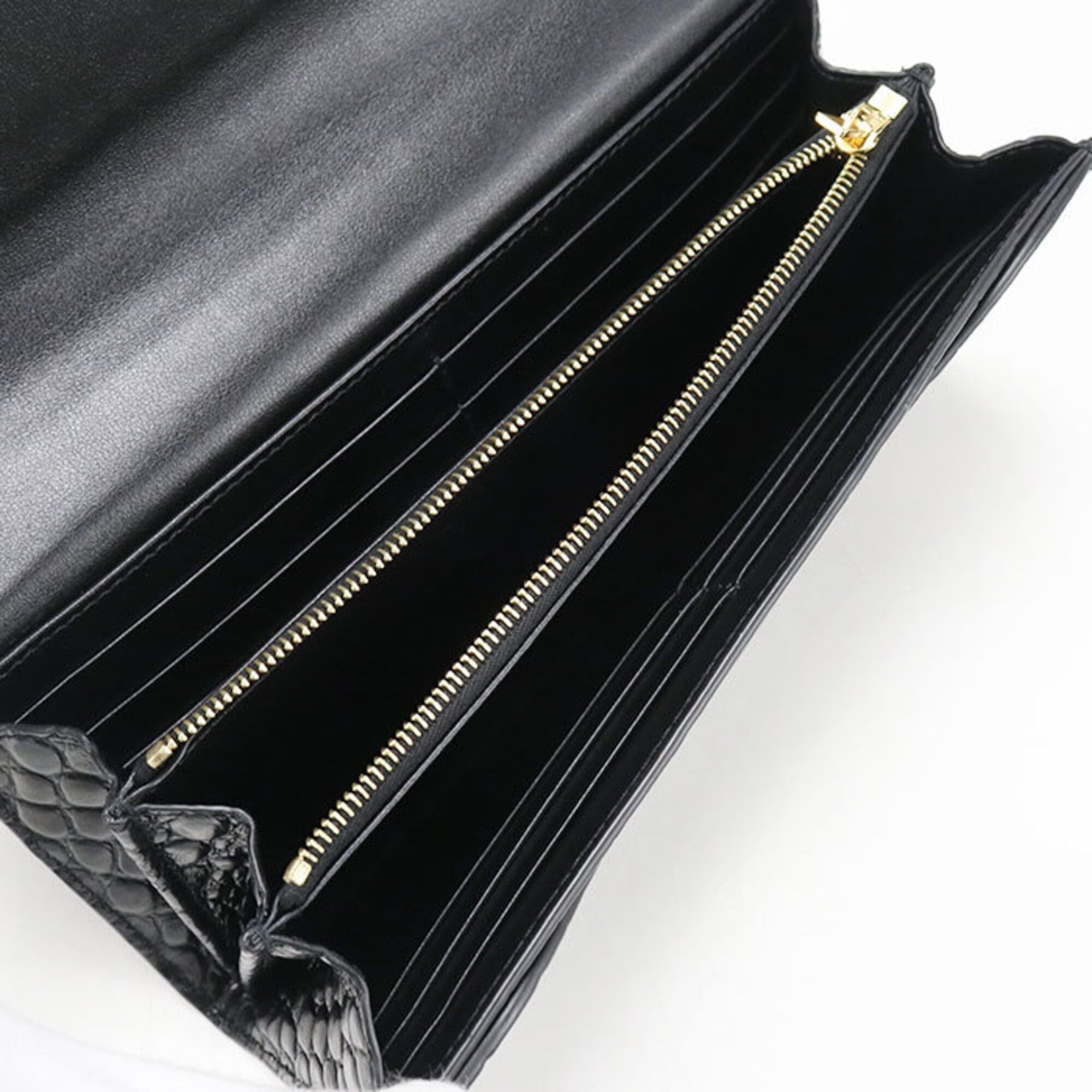 Celine Celine Long Bi-fold Large Flap Wallet for Women, Black Size ONE SIZE - 4 Thumbnail