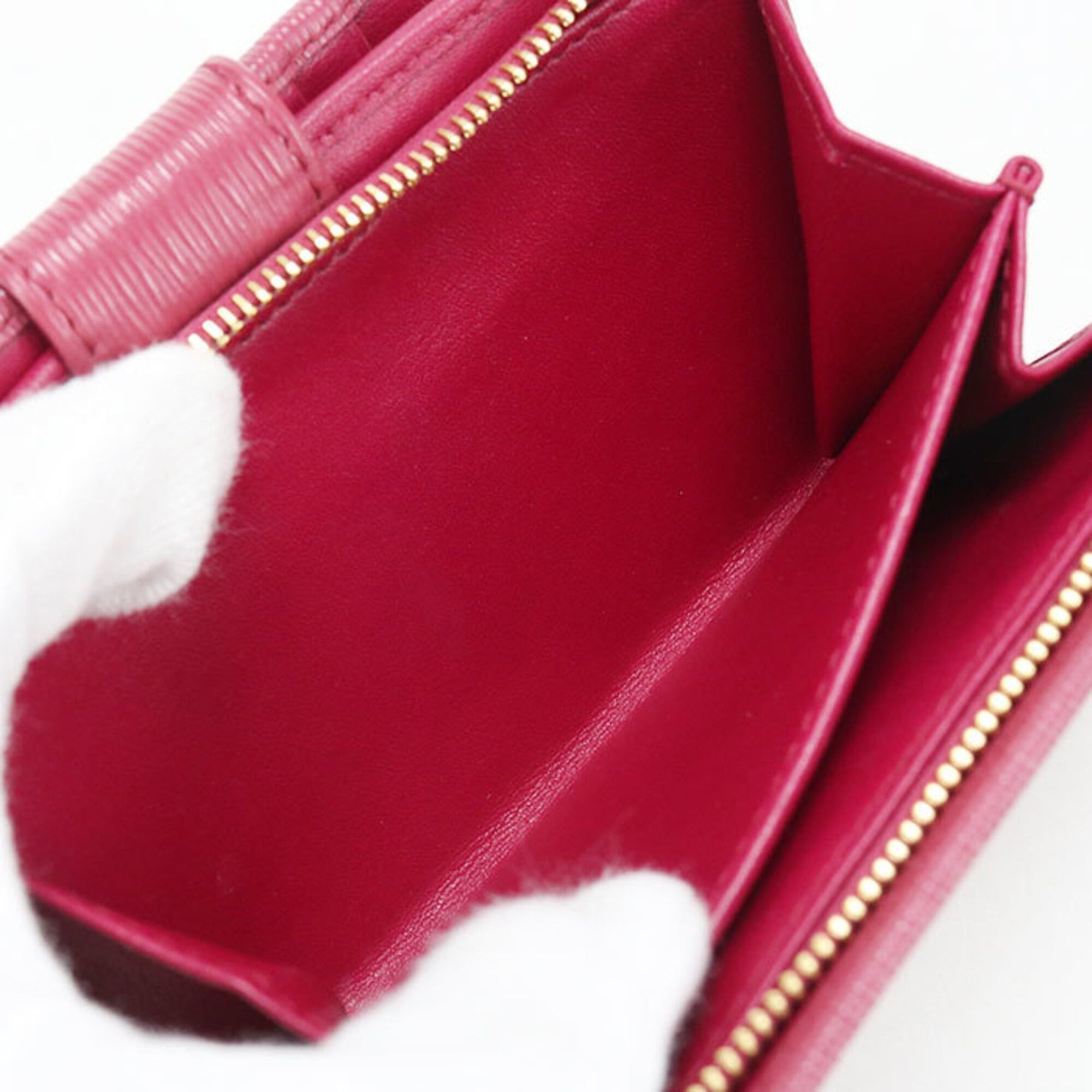Prada PRADA Vitello Move Bi-fold Wallet for Women, Pink Size ONE SIZE - 6 Thumbnail