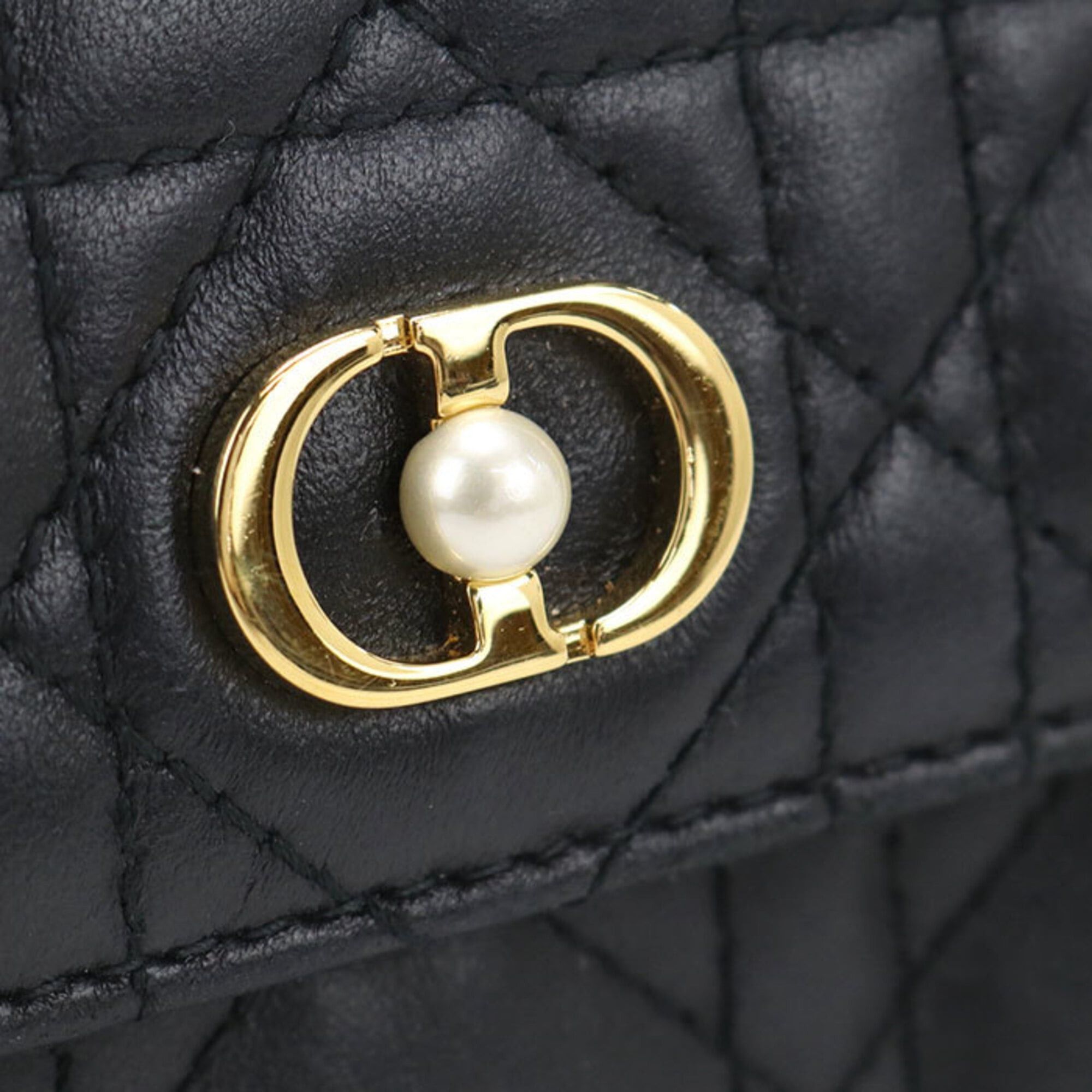 Dior Christian Dior DIOR Dior Long Wallet Bi-fold Orchid Jolie Women's Black Size ONE SIZE - 6 Thumbnail