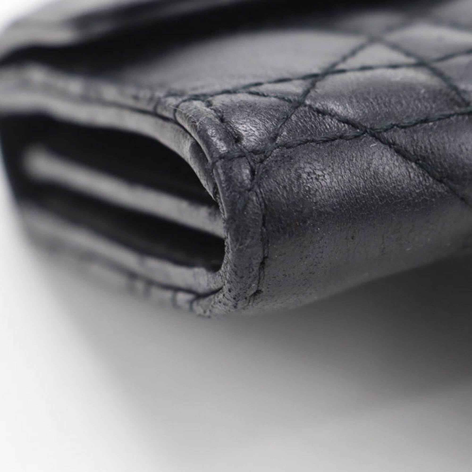 Dior Christian Dior DIOR Dior Long Wallet Bi-fold Orchid Jolie Women's Black Size ONE SIZE - 8 Thumbnail
