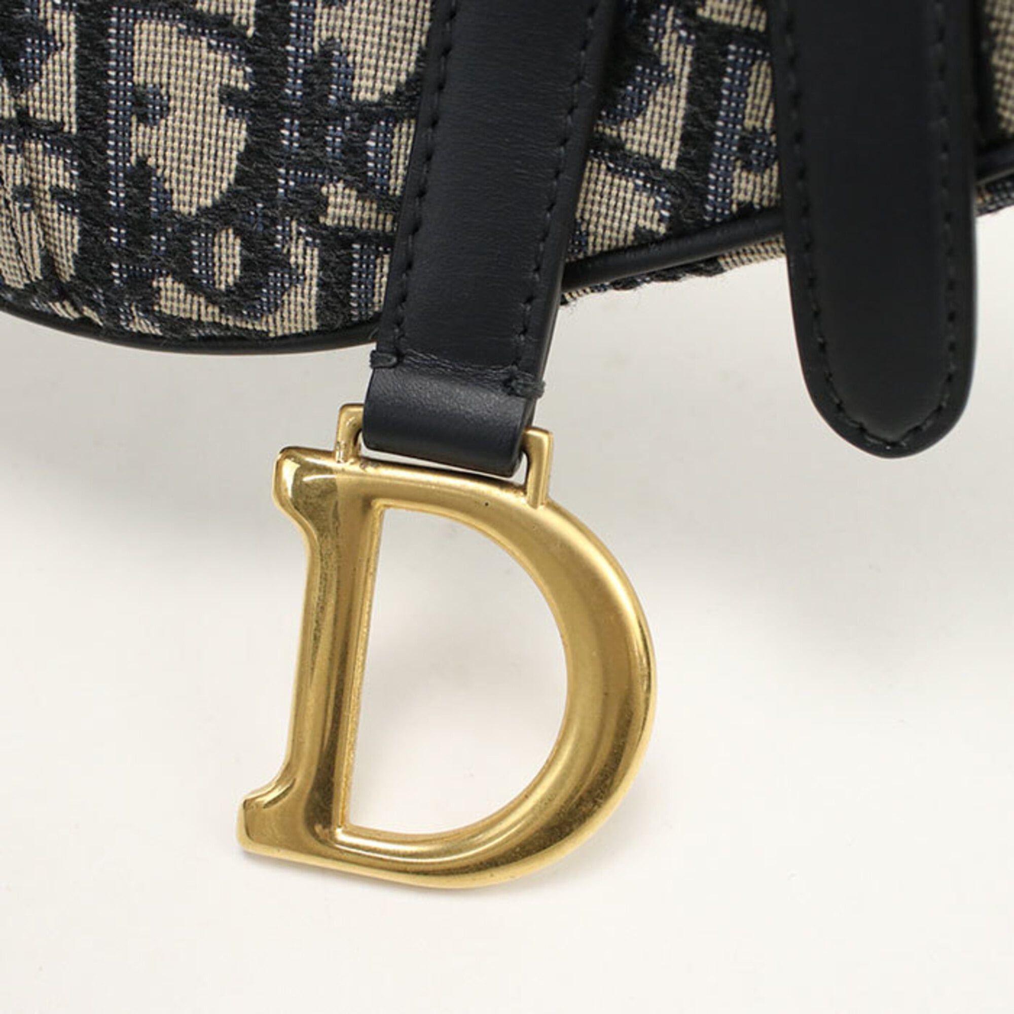 Dior Christian Dior DIOR Dior Mini Saddle Handbag for Women, Navy Size ONE SIZE - 4 Thumbnail