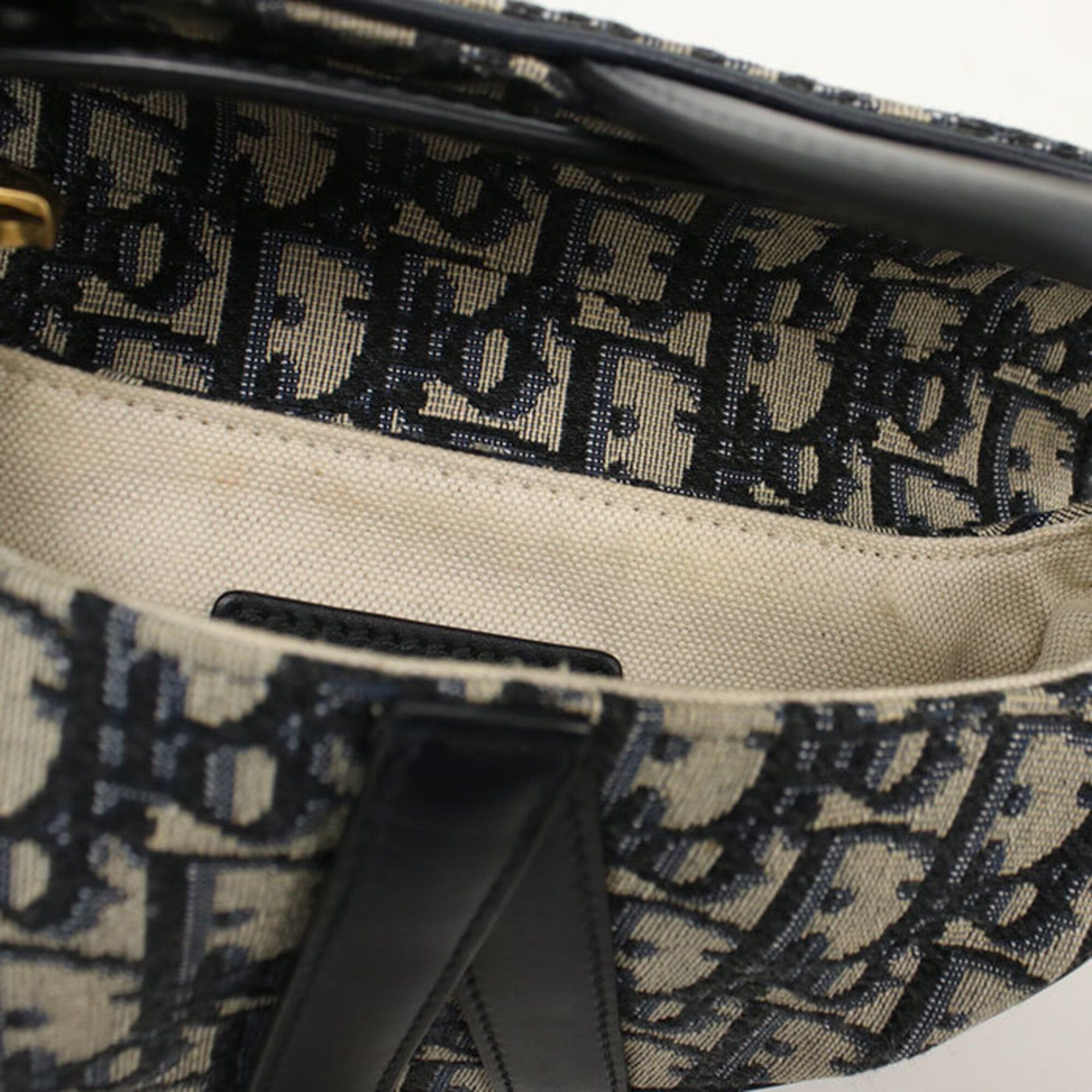 Dior Christian Dior DIOR Dior Mini Saddle Handbag for Women, Navy Size ONE SIZE - 5 Thumbnail