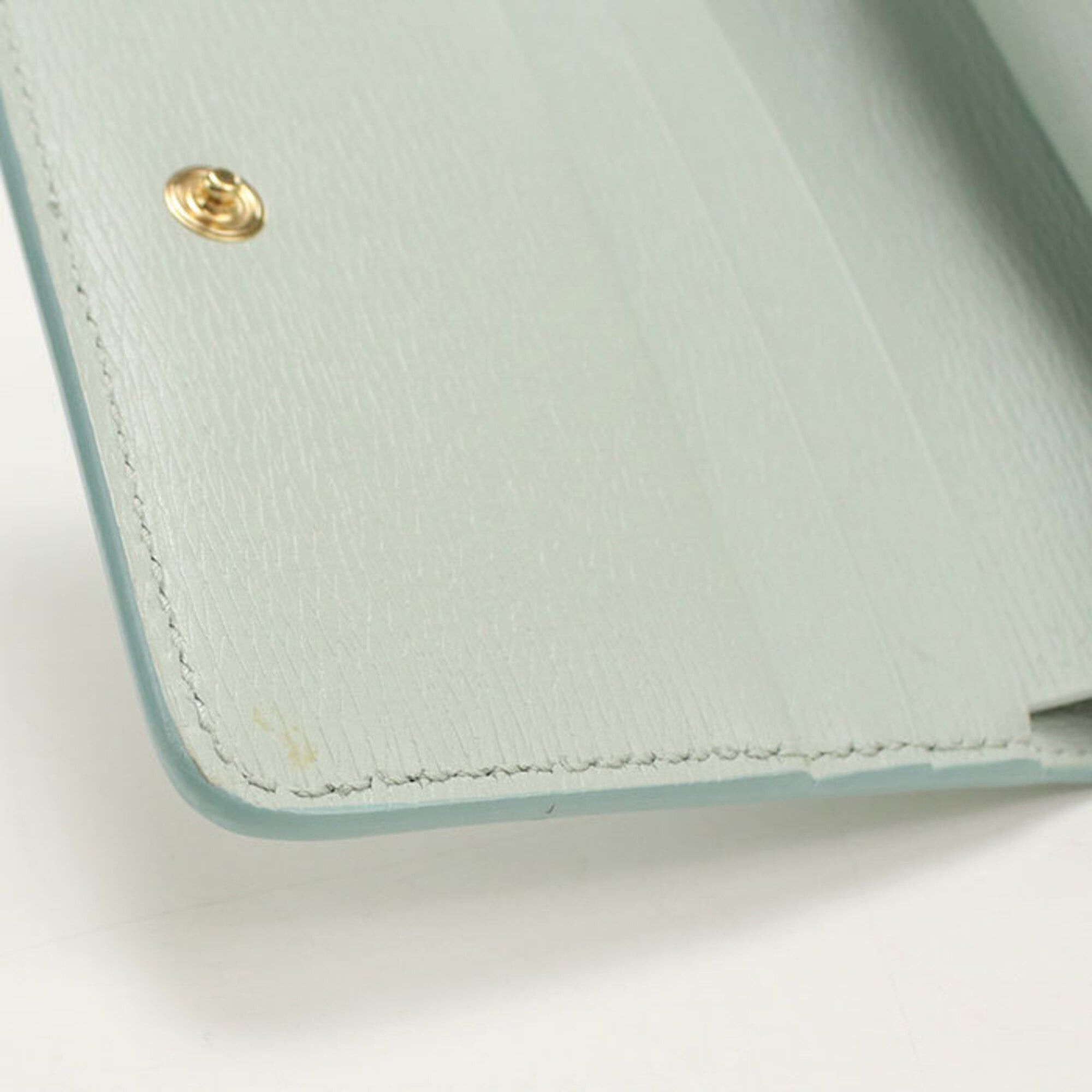 Gucci GUCCI Bi-fold Wallet 772639 Gucci Script Women's Blue Size ONE SIZE - 8 Thumbnail