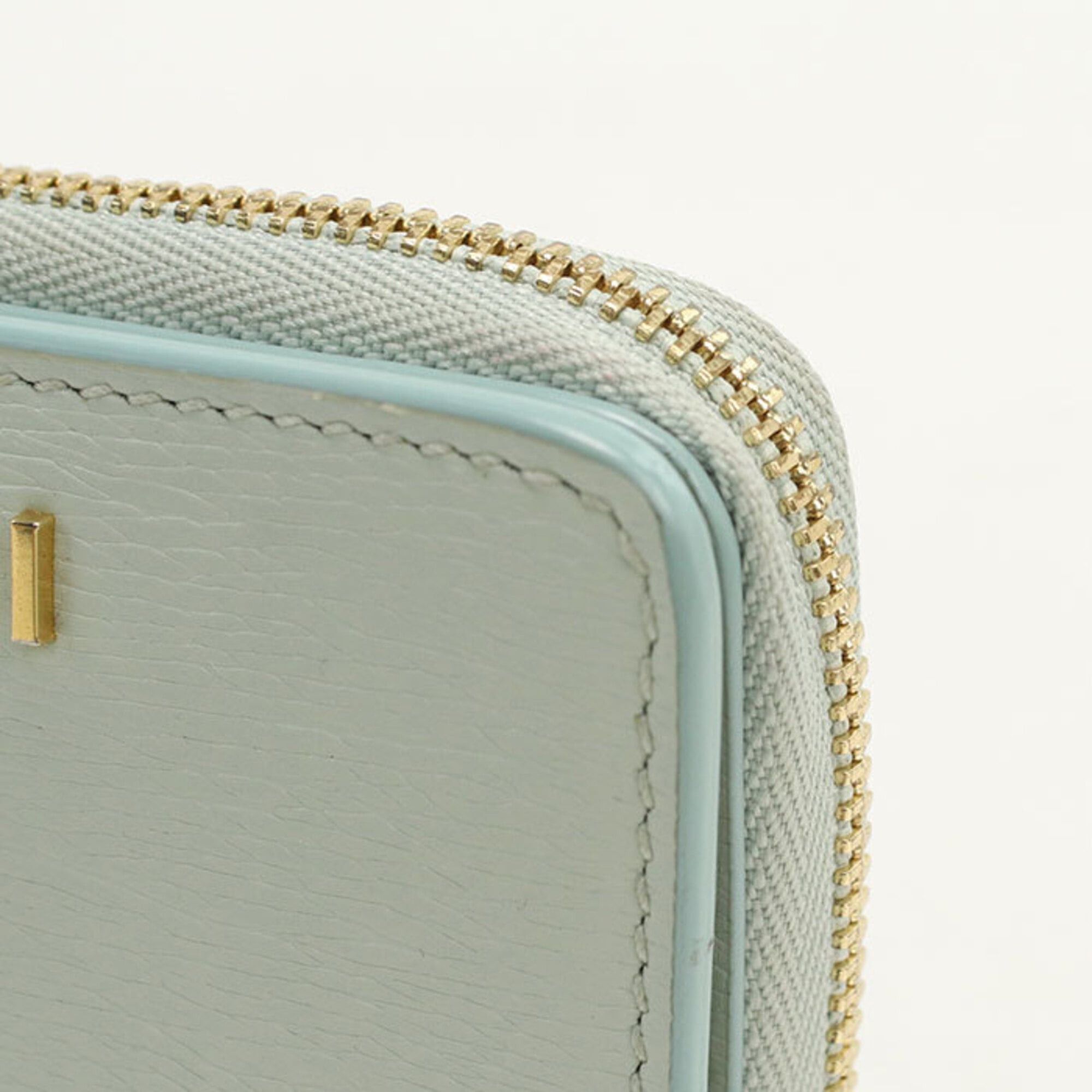 Gucci GUCCI Bi-fold Wallet 772639 Gucci Script Women's Blue Size ONE SIZE - 9 Thumbnail