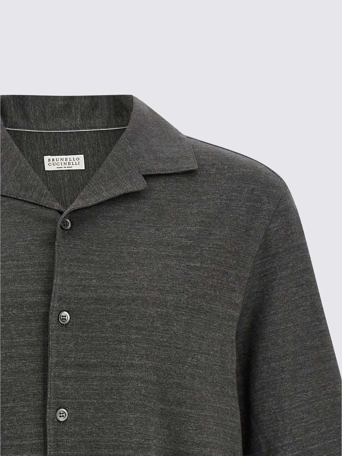 Brunello Cucinelli Brunello Cucinelli Shirt Men Grey Size US M / EU 48-50 / 2 - 4 Thumbnail