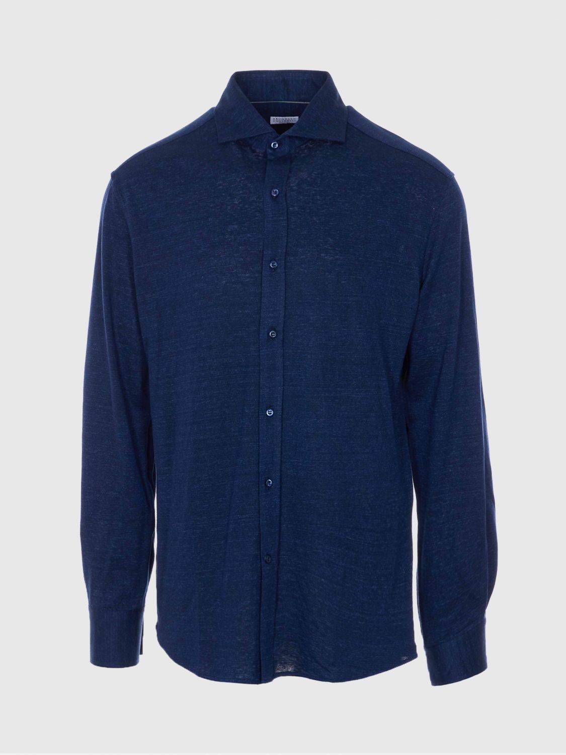 Brunello Cucinelli Brunello Cucinelli Shirt Men Navy Size US XXL / EU 58 / 5 - 2 Thumbnail