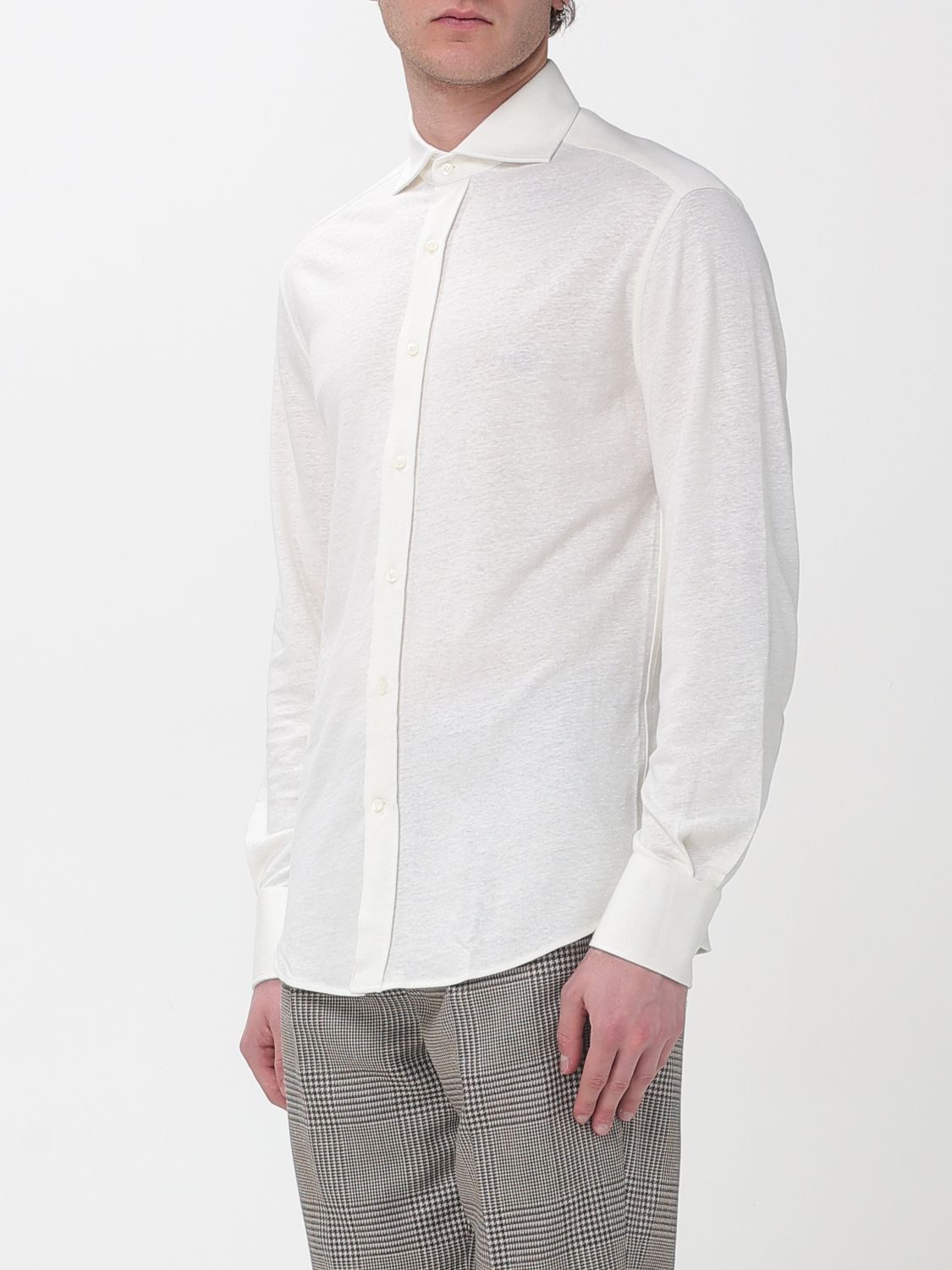 Brunello Cucinelli Brunello Cucinelli Shirt Men White Size US M / EU 48-50 / 2 - 4 Thumbnail