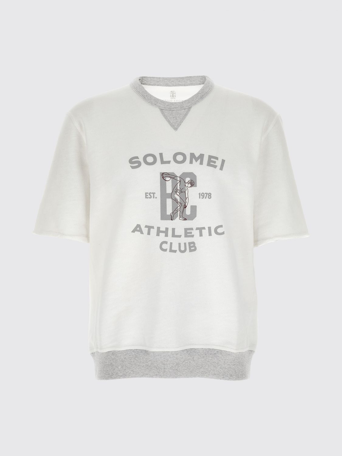 Brunello Cucinelli Brunello Cucinelli Sweatshirt Men White Size US S / EU 44-46 / 1 - 2 Thumbnail