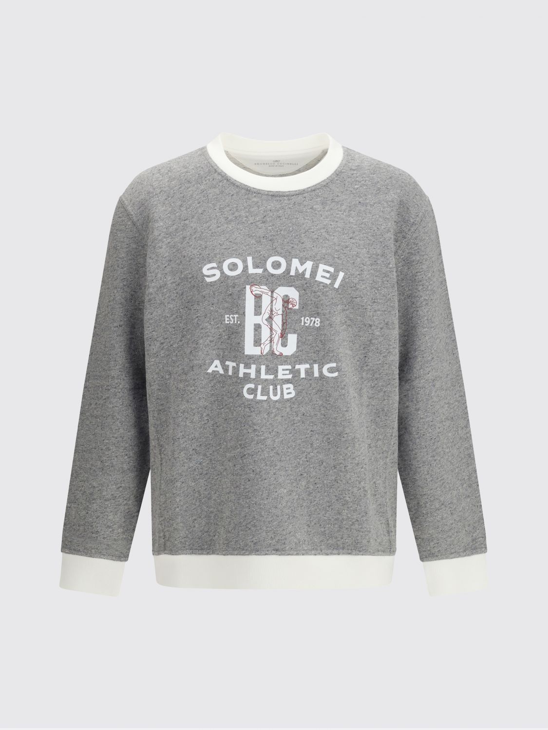 Brunello Cucinelli Brunello Cucinelli Sweatshirt Men Grey Size US S / EU 44-46 / 1 - 2 Thumbnail