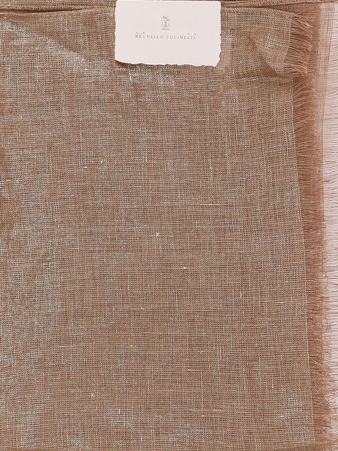 Brunello Cucinelli Brunello Cucinelli Scarf Woman Brown Size ONE SIZE - 2 Thumbnail