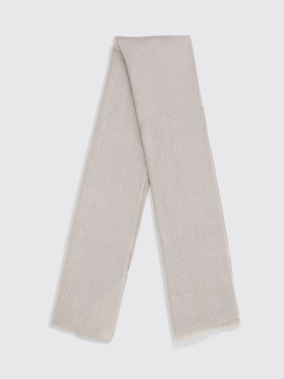 Brunello Cucinelli Brunello Cucinelli Scarf Woman Sand Size ONE SIZE - 2 Thumbnail
