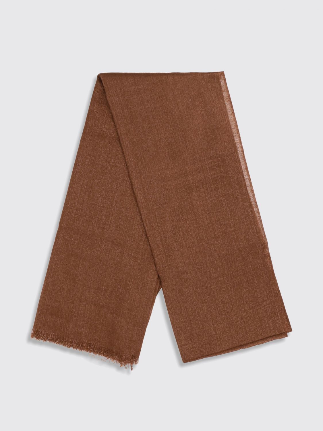 Brunello Cucinelli Brunello Cucinelli Scarf Woman Brick Red Size ONE SIZE - 2 Thumbnail