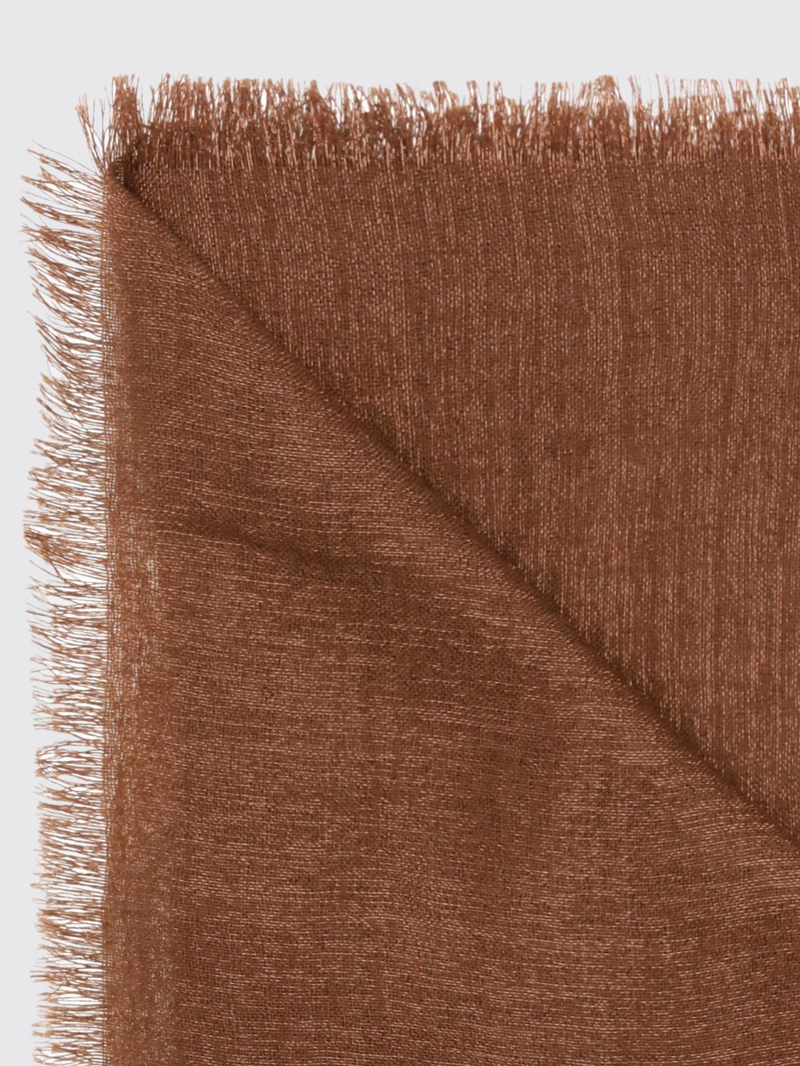 Brunello Cucinelli Brunello Cucinelli Scarf Woman Brick Red Size ONE SIZE - 3 Thumbnail