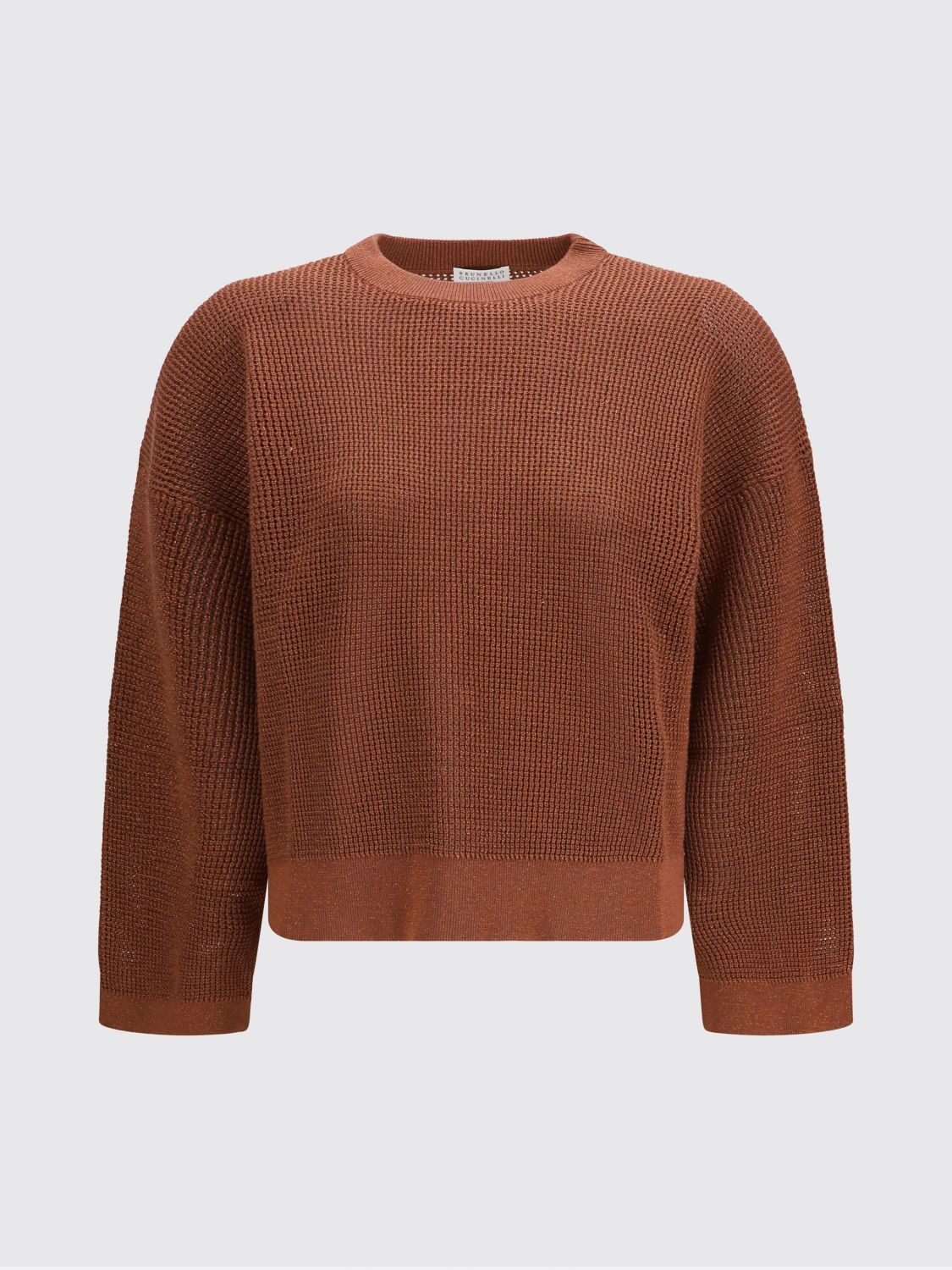 Brunello Cucinelli Brunello Cucinelli Sweater Woman Brick Red Size M / US 6-8 / IT 42-44 - 2 Thumbnail