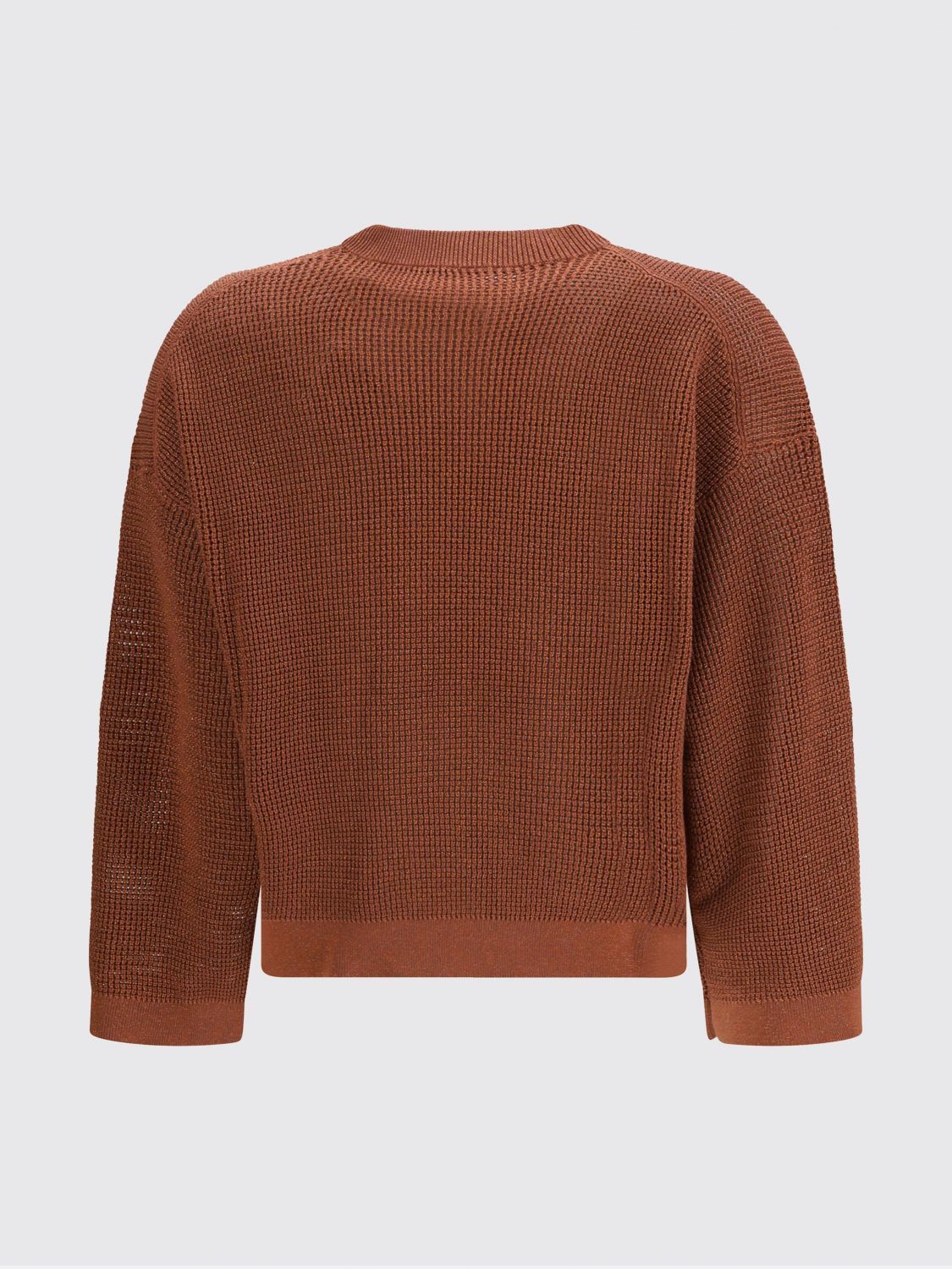 Brunello Cucinelli Brunello Cucinelli Sweater Woman Brick Red Size XL / US 12-14 / IT 48-50 - 3 Thumbnail