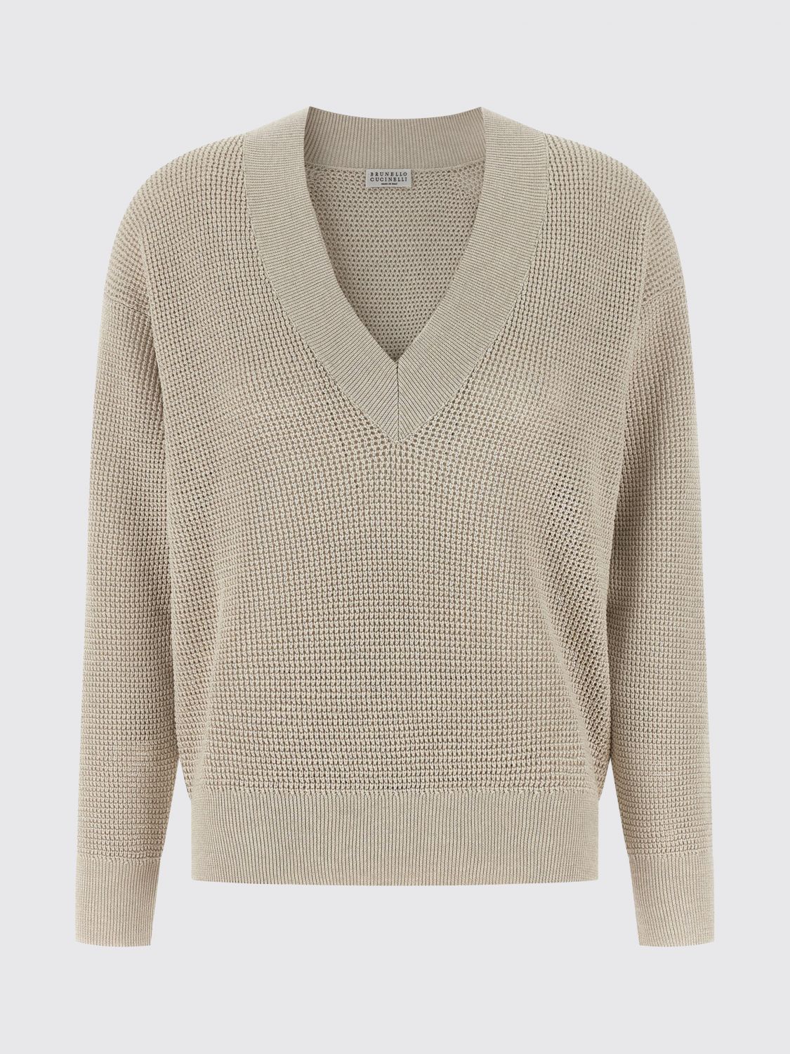 Brunello Cucinelli Brunello Cucinelli Sweater Woman Beige Size XXS / US 00 / IT 34 - 2 Thumbnail