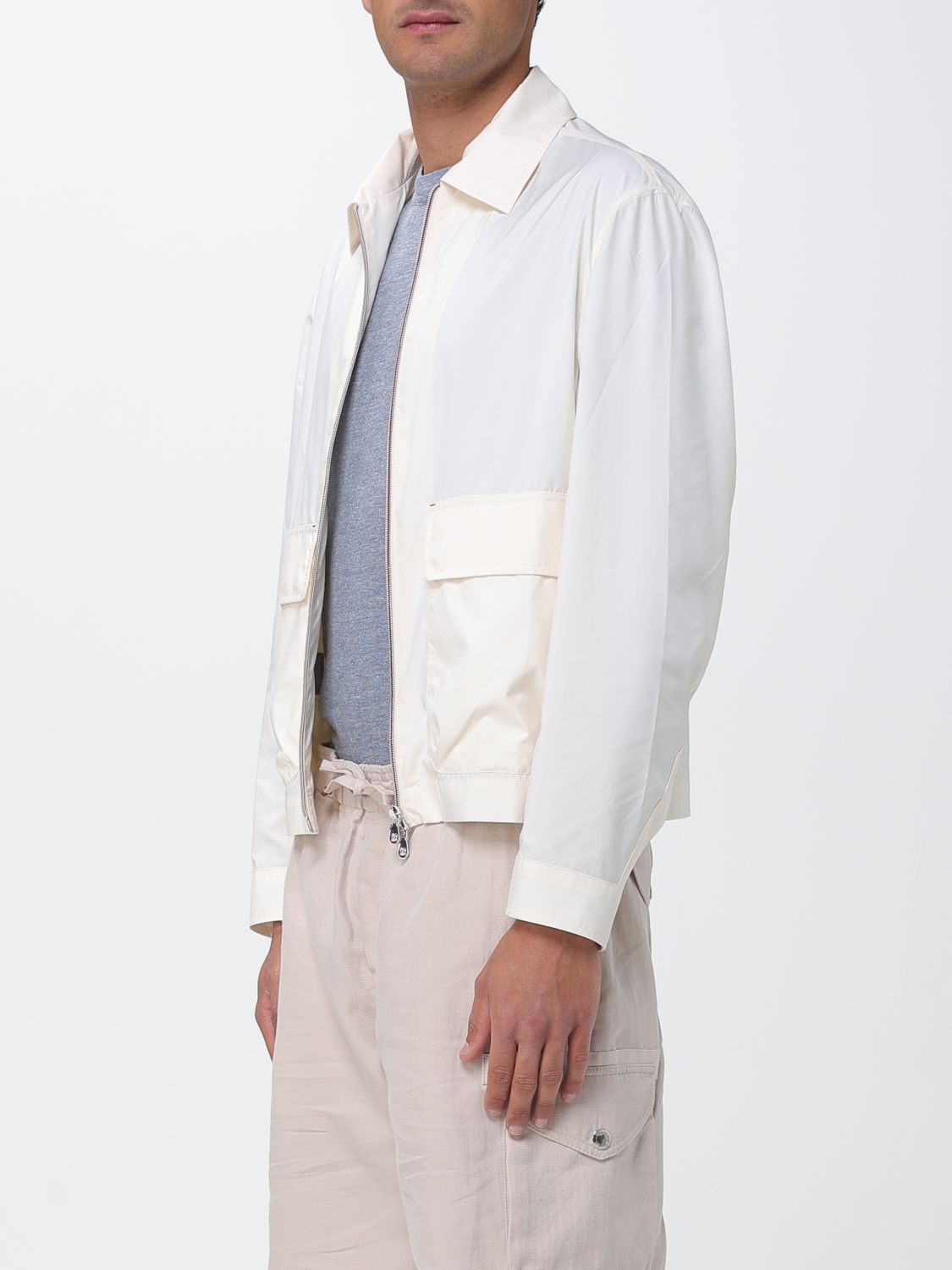 Brunello Cucinelli Brunello Cucinelli Jacket Men White Size US XXL / EU 58 / 5 - 4 Thumbnail