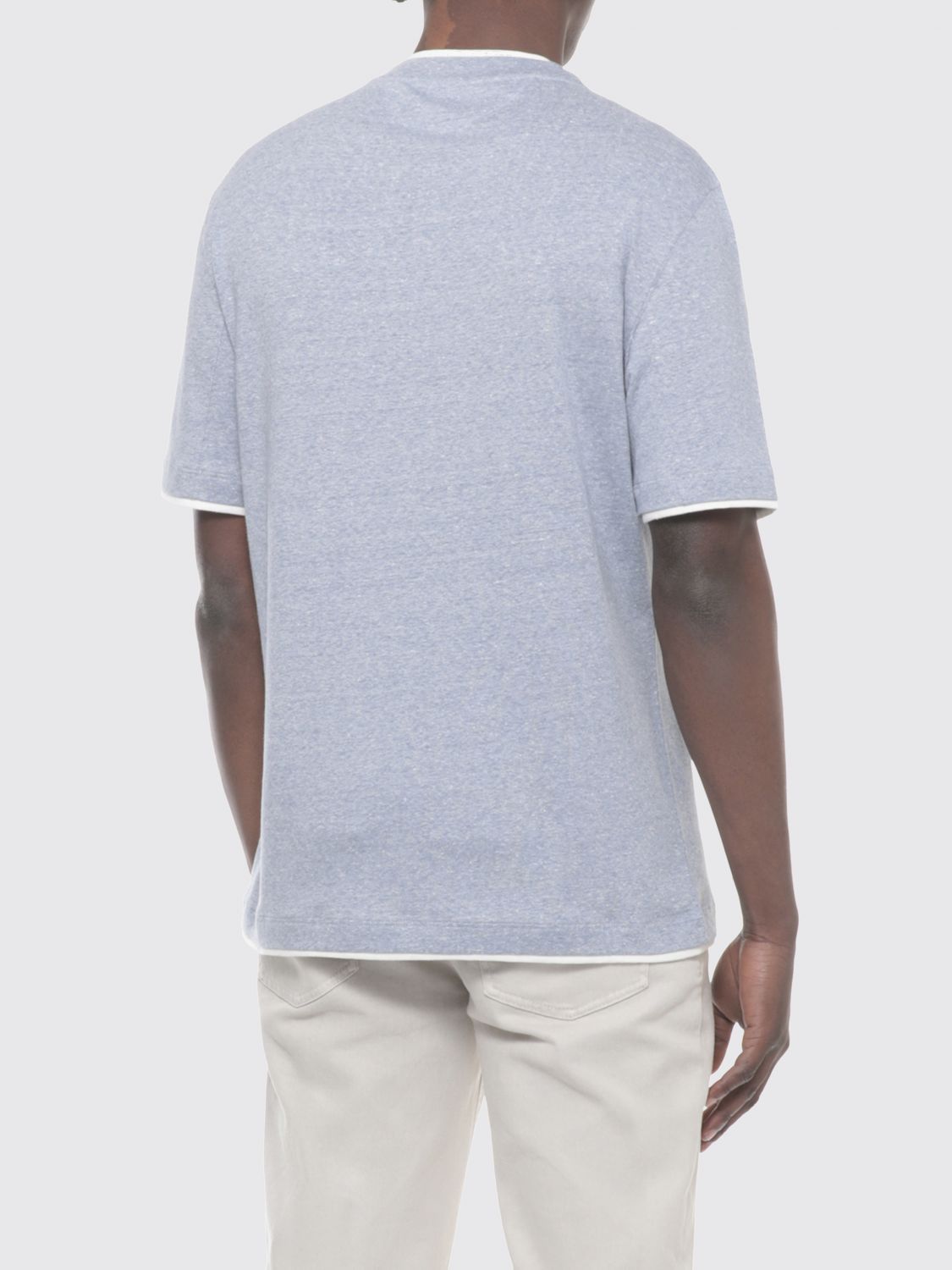 Brunello Cucinelli Brunello Cucinelli T-Shirt Men Grey Size US M / EU 48-50 / 2 - 3 Thumbnail