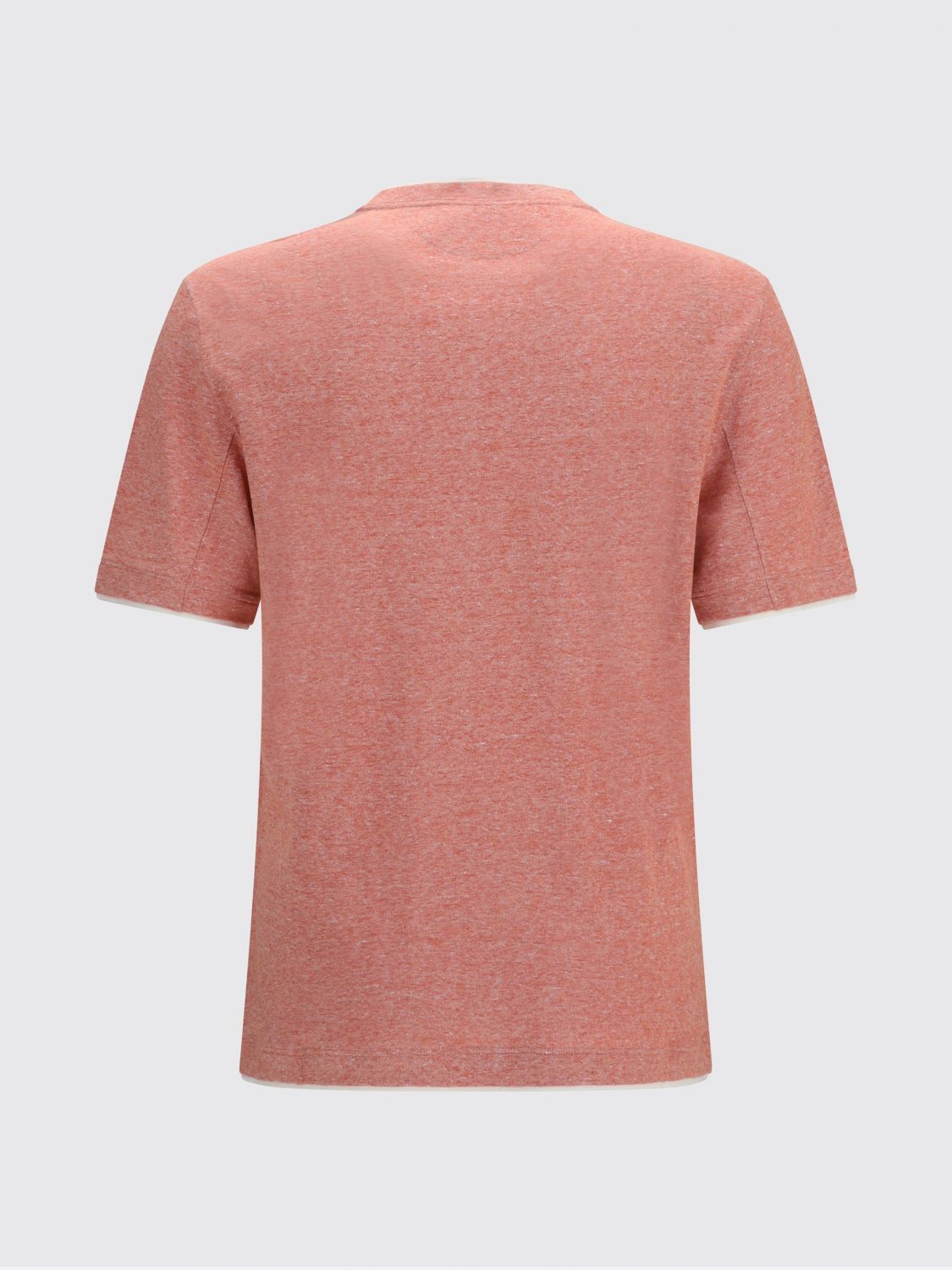 Brunello Cucinelli Brunello Cucinelli T-Shirt Men Peach Size US M / EU 48-50 / 2 - 3 Thumbnail