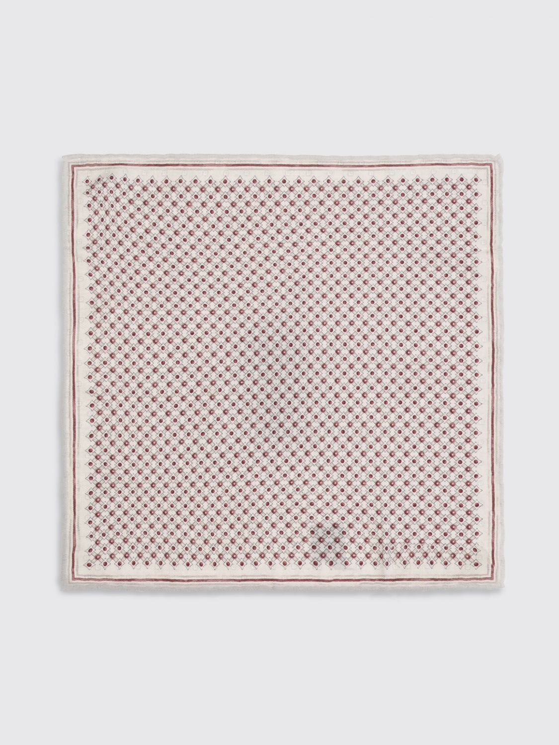 Brunello Cucinelli Brunello Cucinelli Pocket Square Men Cherry Size ONE SIZE - 2 Thumbnail