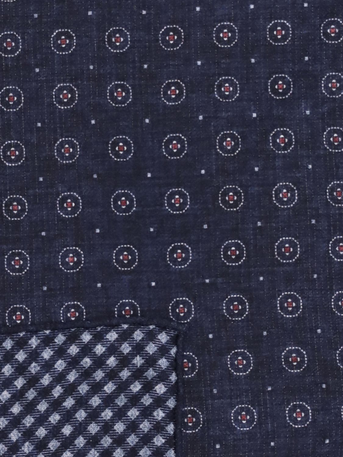 Brunello Cucinelli Brunello Cucinelli Pocket Square Men Navy Size ONE SIZE - 2 Thumbnail