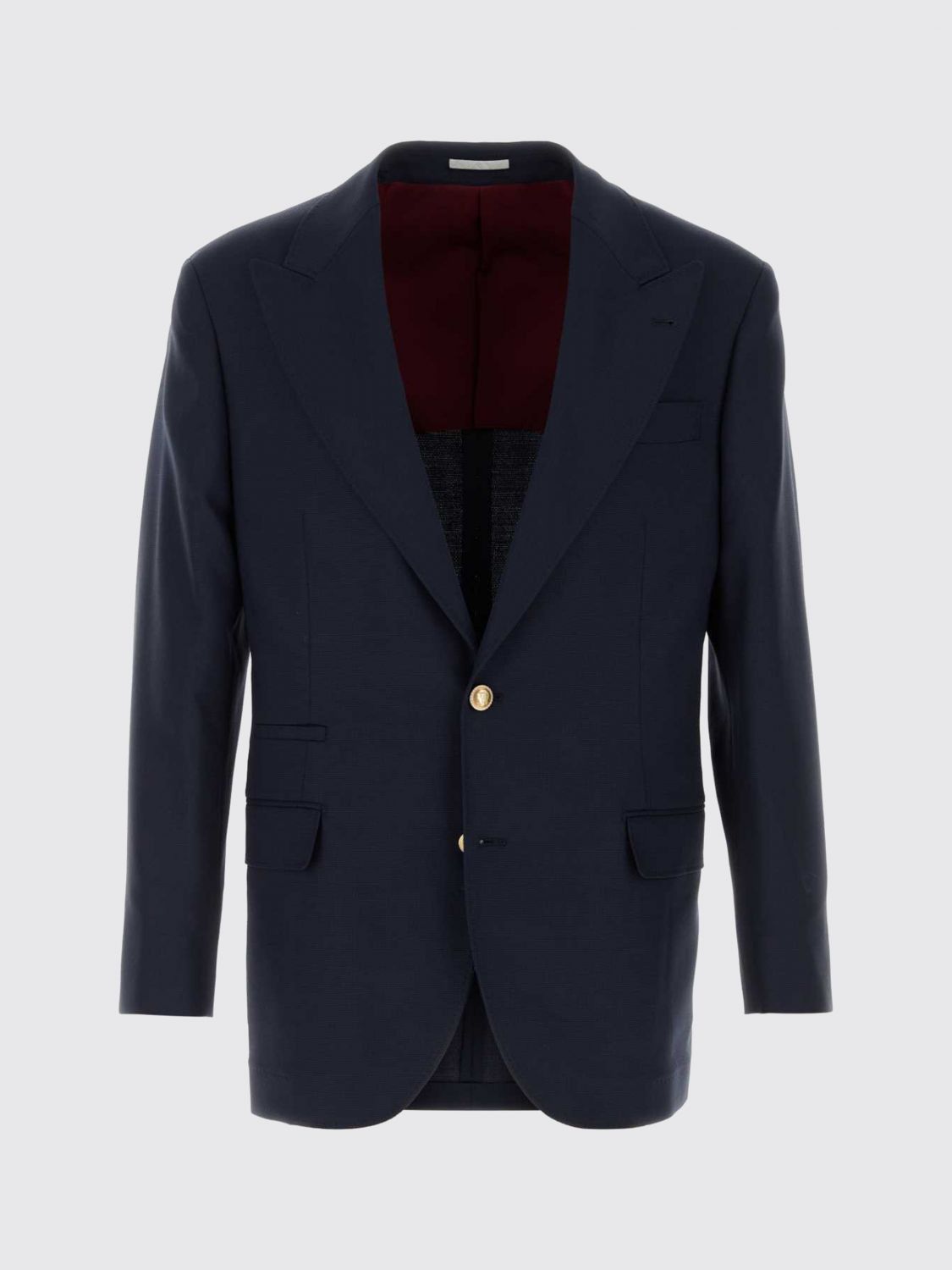Brunello Cucinelli Brunello Cucinelli Jacket Men Blue Size US L / EU 52-54 / 3 - 2 Thumbnail