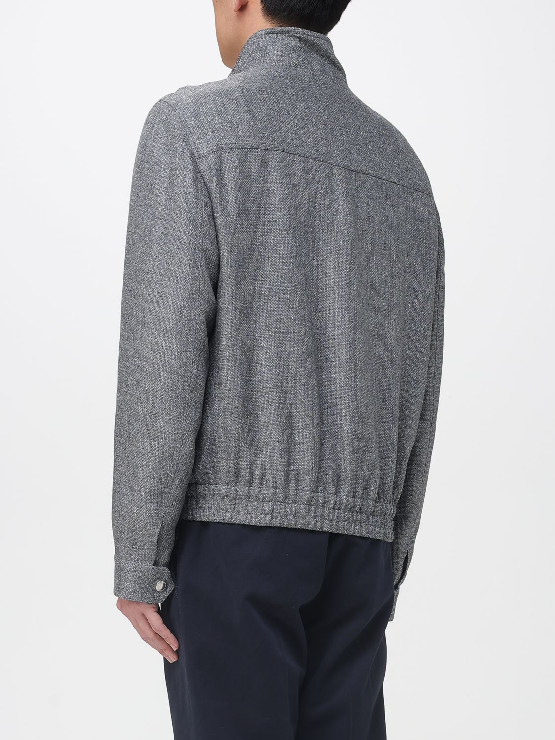 Brunello Cucinelli Brunello Cucinelli Jacket Men Grey Size US L / EU 52-54 / 3 - 3 Thumbnail