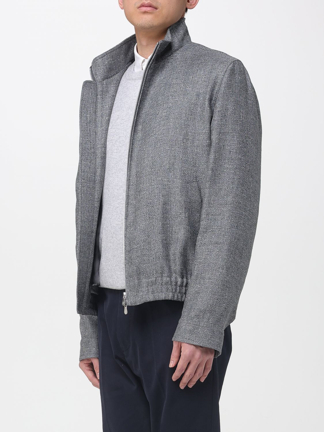 Brunello Cucinelli Brunello Cucinelli Jacket Men Grey Size US L / EU 52-54 / 3 - 4 Thumbnail