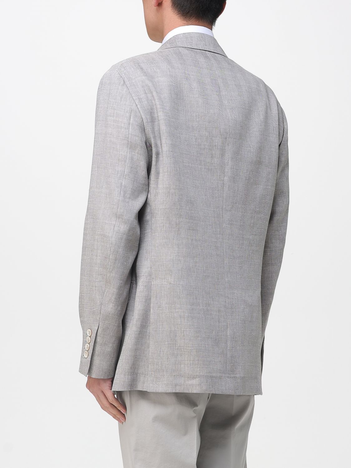 Brunello Cucinelli Brunello Cucinelli Jacket Men Brown Size US XXL / EU 58 / 5 - 3 Thumbnail