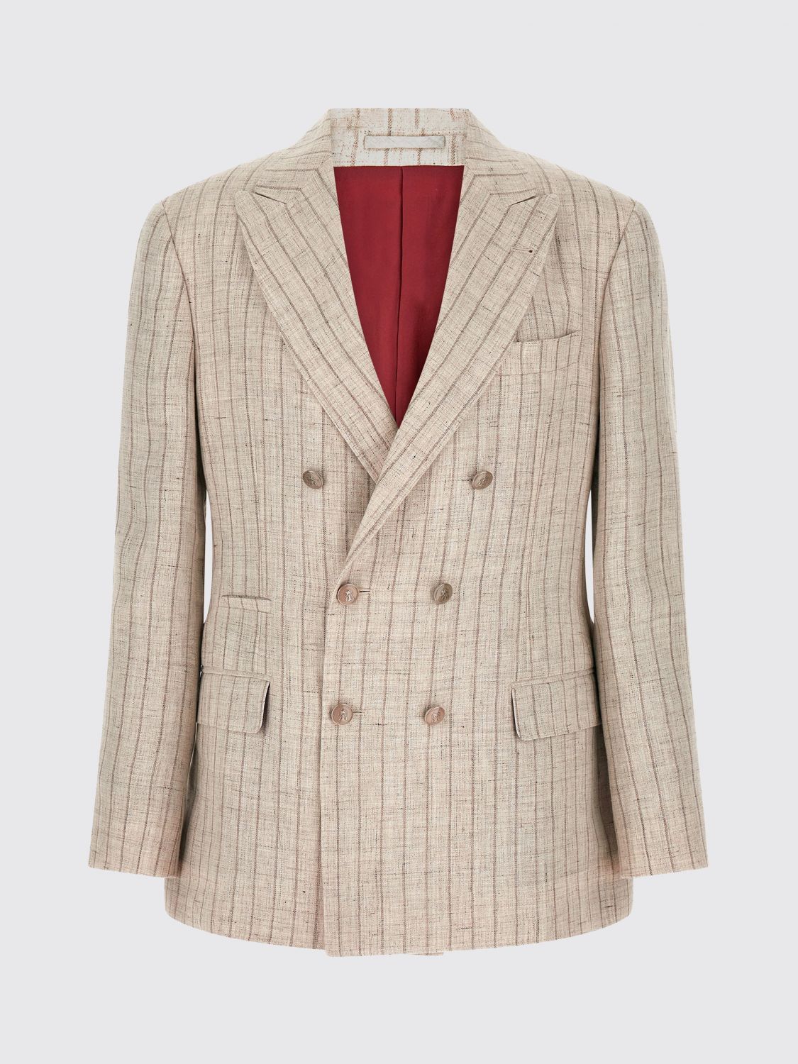 Brunello Cucinelli Brunello Cucinelli Jacket Men Grey Size US XXL / EU 58 / 5 - 2 Thumbnail