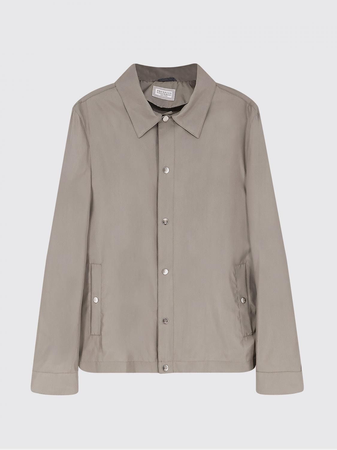 Brunello Cucinelli Brunello Cucinelli Jacket Men Kaki Size US M / EU 48-50 / 2 - 2 Thumbnail