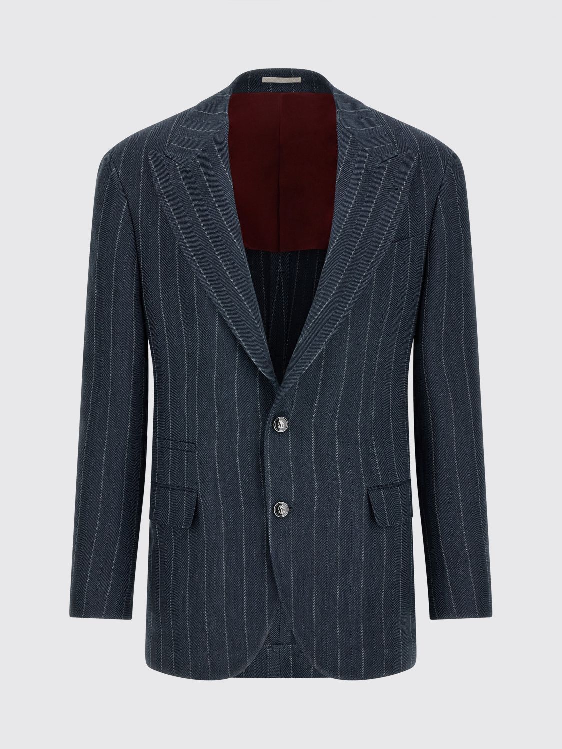 Brunello Cucinelli Brunello Cucinelli Jacket Men Blue Size US XXL / EU 58 / 5 - 2 Thumbnail
