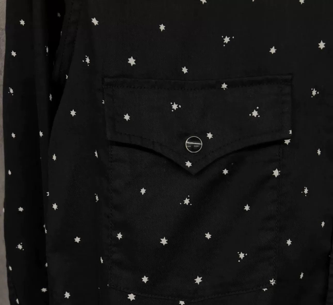 Saint Laurent Paris Saint Laurent Star Print Western Shirt L Size US L / EU 52-54 / 3 - 5 Thumbnail