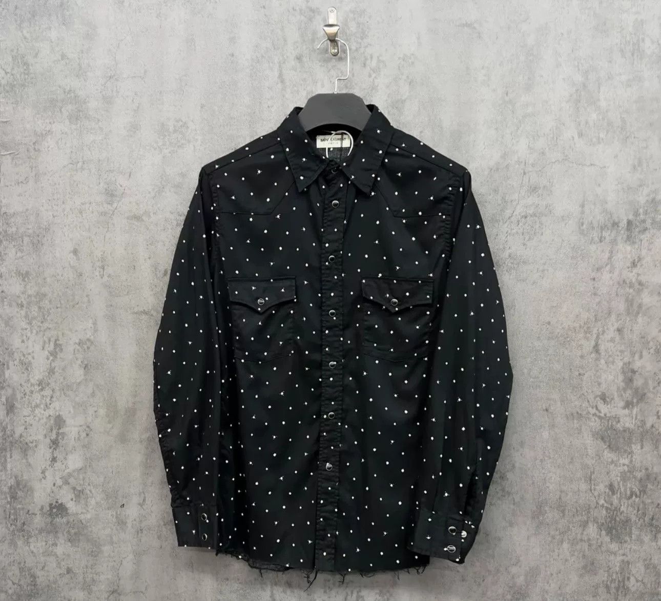 Saint Laurent Paris Saint Laurent Star Print Western Shirt L Size US L / EU 52-54 / 3 - 2 Thumbnail