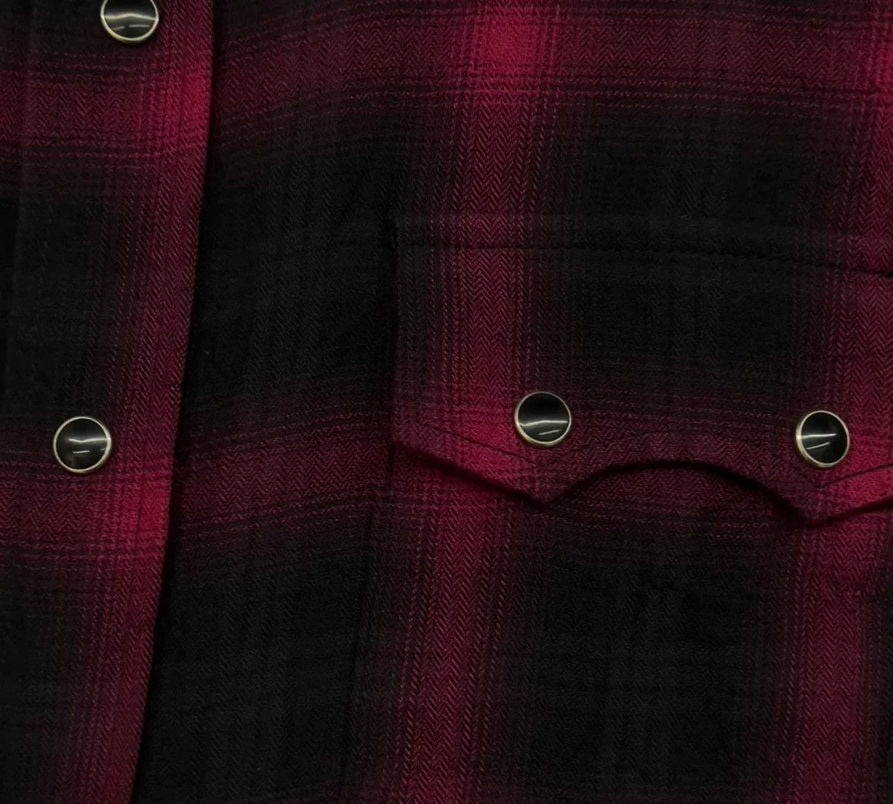 Saint Laurent Paris Saint Laurent Plaid Western Snap Shirt Size S Size US S / EU 44-46 / 1 - 3 Thumbnail