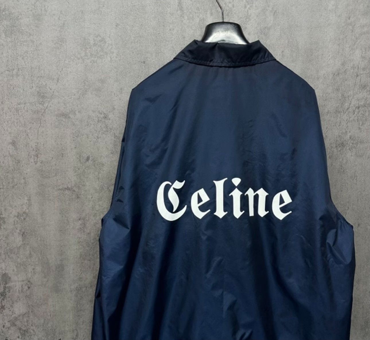 Celine Celine Logo Nylon Coach Jacket 52 Size US L / EU 52-54 / 3 - 4 Thumbnail
