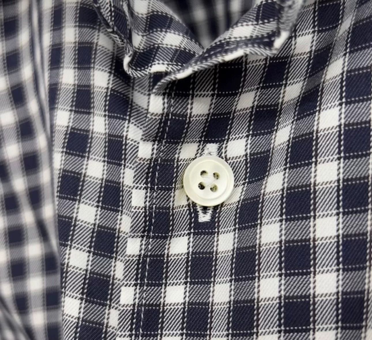 Z Zegna Zegna Checkered Long Sleeve Shirt M Size US M / EU 48-50 / 2 - 3 Thumbnail