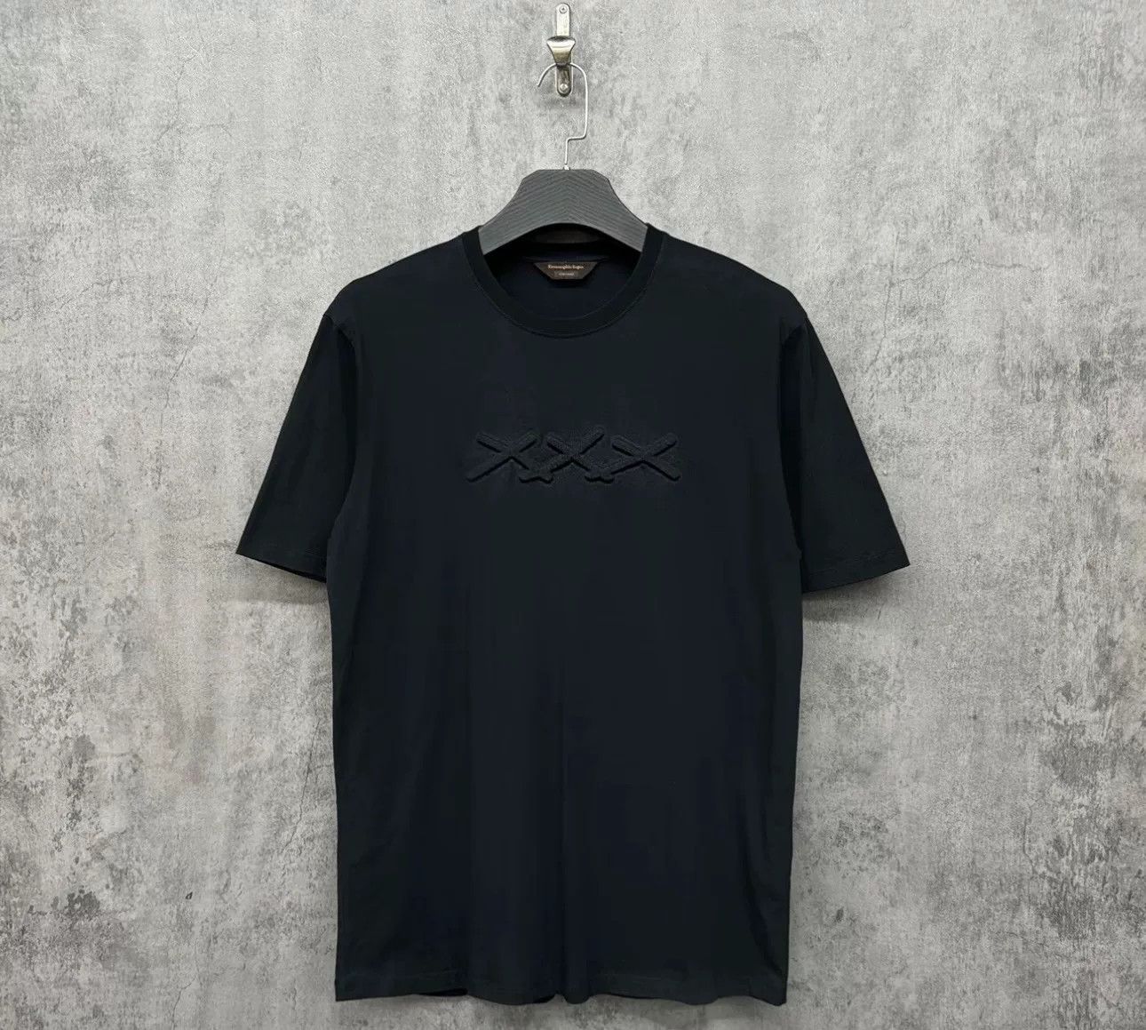 Z Zegna Zegna Relief XXX Logo T-Shirt Size L Size US L / EU 52-54 / 3 - 2 Thumbnail