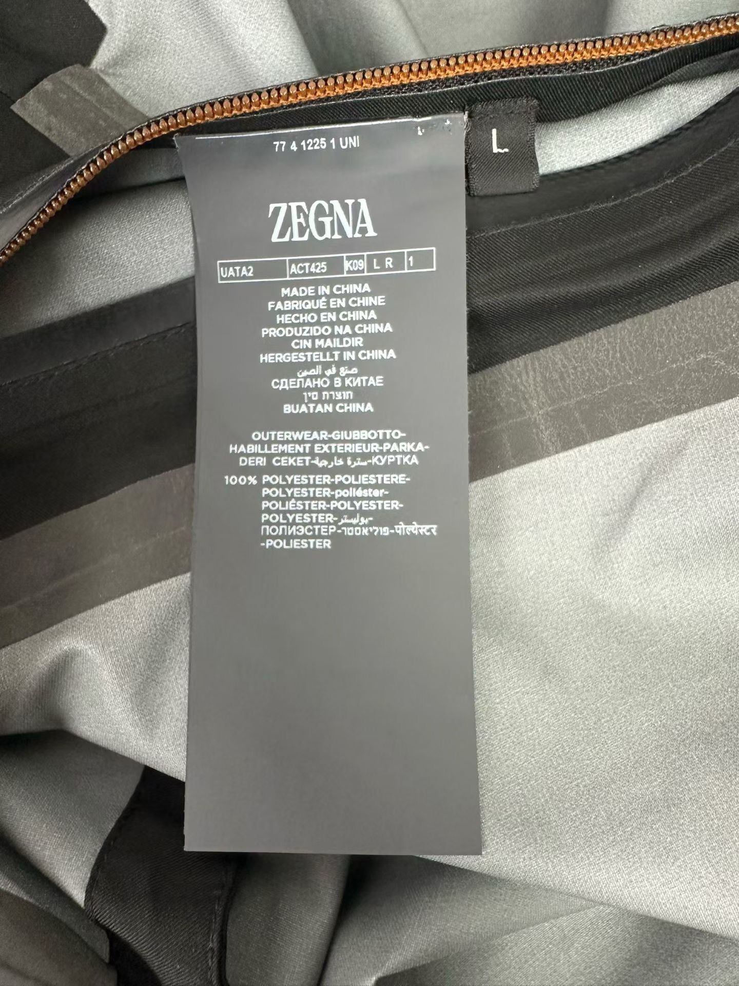 Z Zegna Zegna #UseTheExisting Black Hooded Jacket L Size US L / EU 52-54 / 3 - 6 Thumbnail