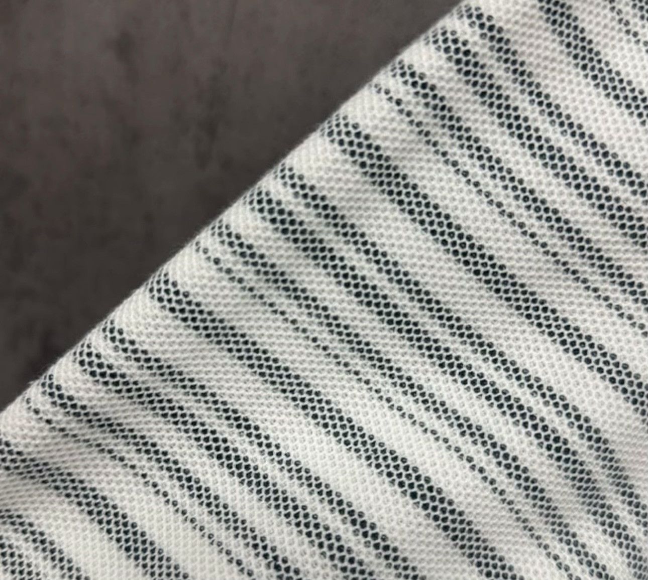 Z Zegna Zegna Waffle Knit Striped Polo Shirt Size 54 Size US L / EU 52-54 / 3 - 5 Thumbnail