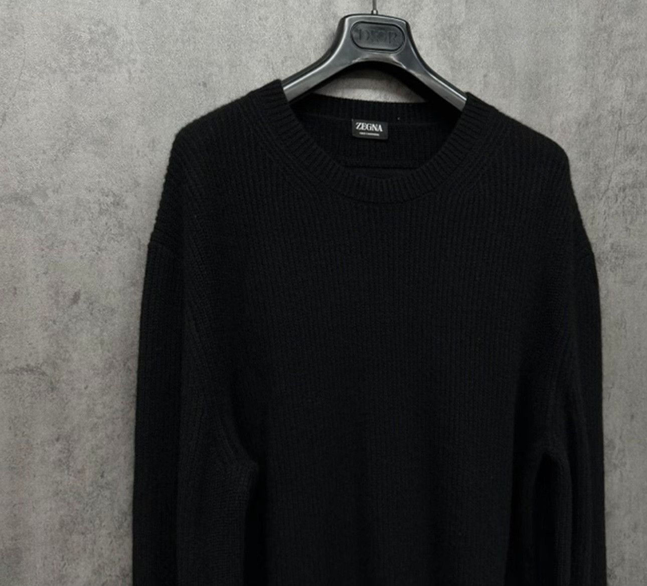Z Zegna Zegna Oasi Cashmere Ribbed Sweater Size 52 Size US L / EU 52-54 / 3 - 3 Thumbnail