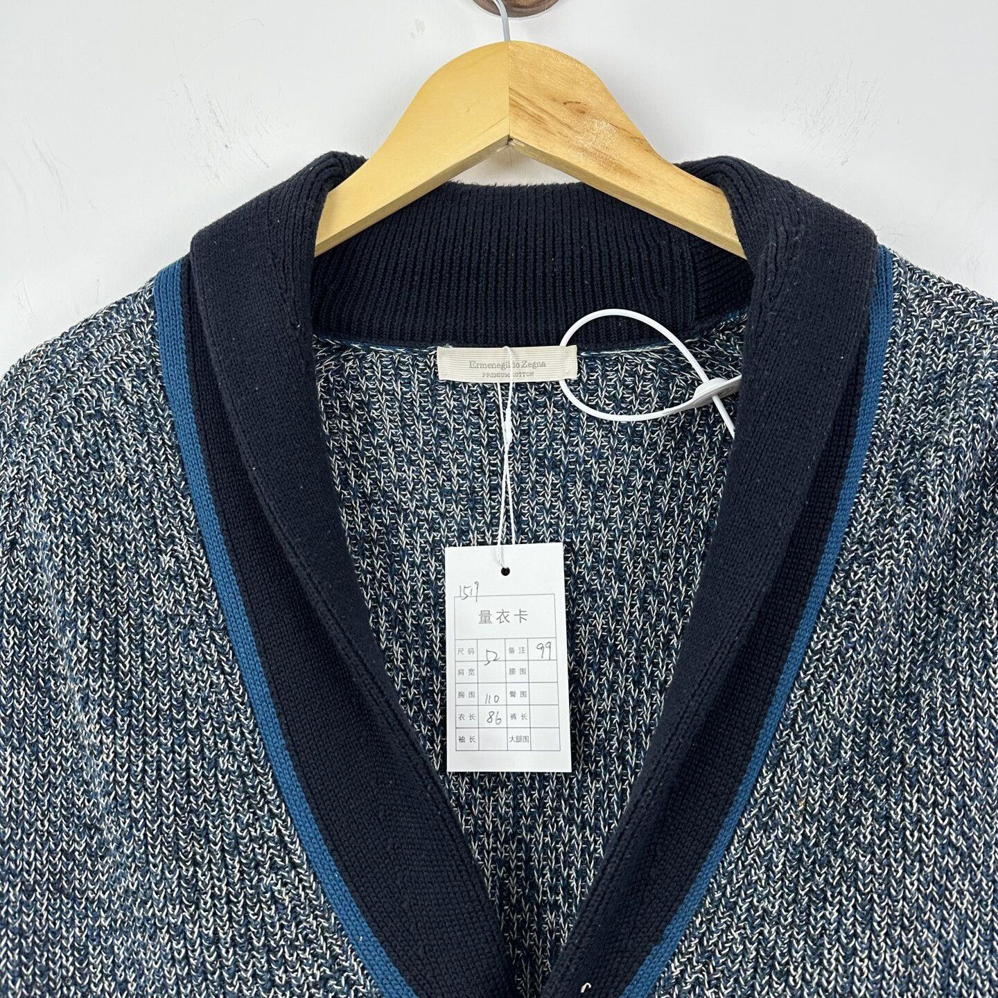 Ermenegildo Zegna Ermenegildo Zegna Marled Knit Cardigan Size 52 Size US L / EU 52-54 / 3 - 4 Thumbnail